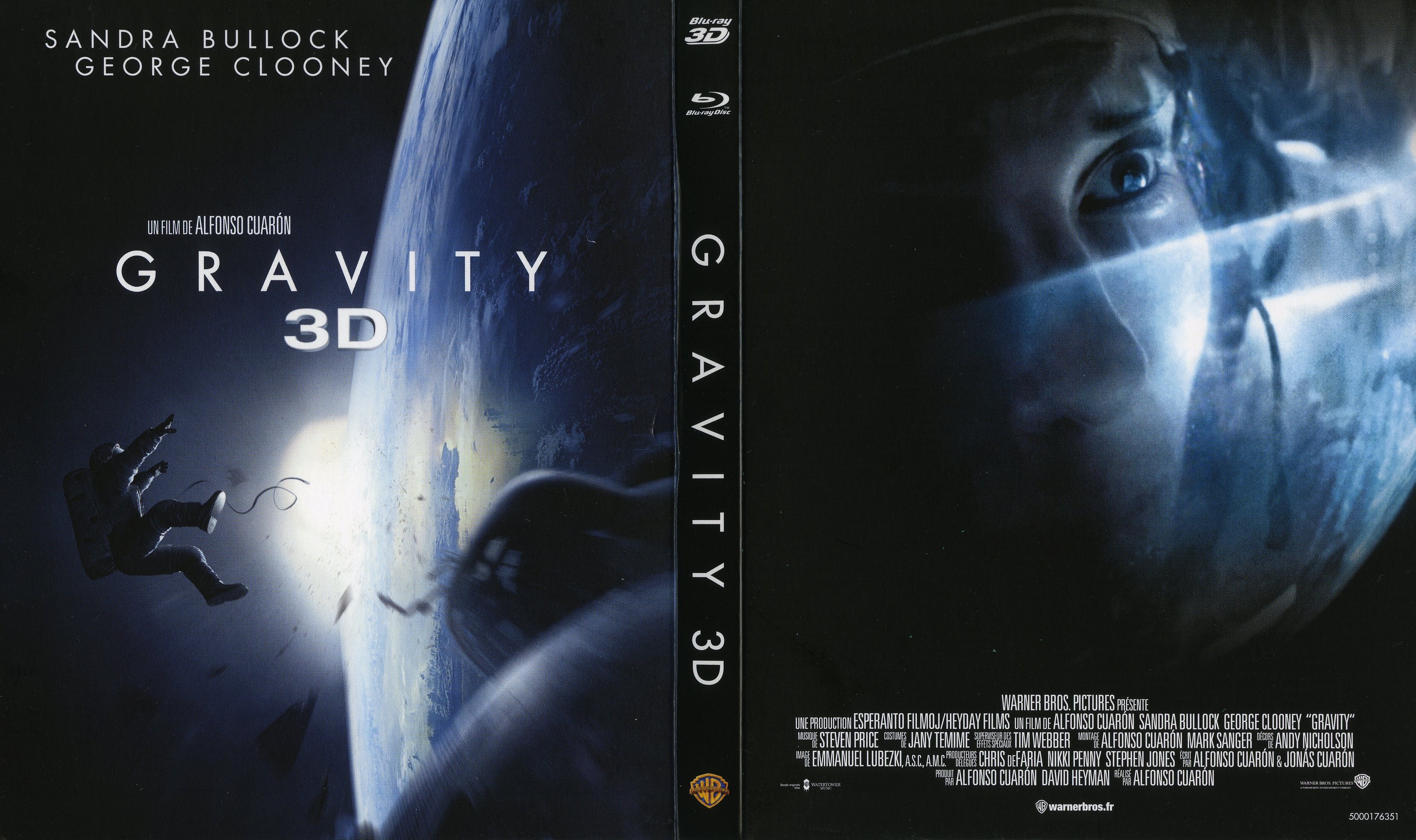 Jaquette DVD Gravity 3D (BLU-RAY)
