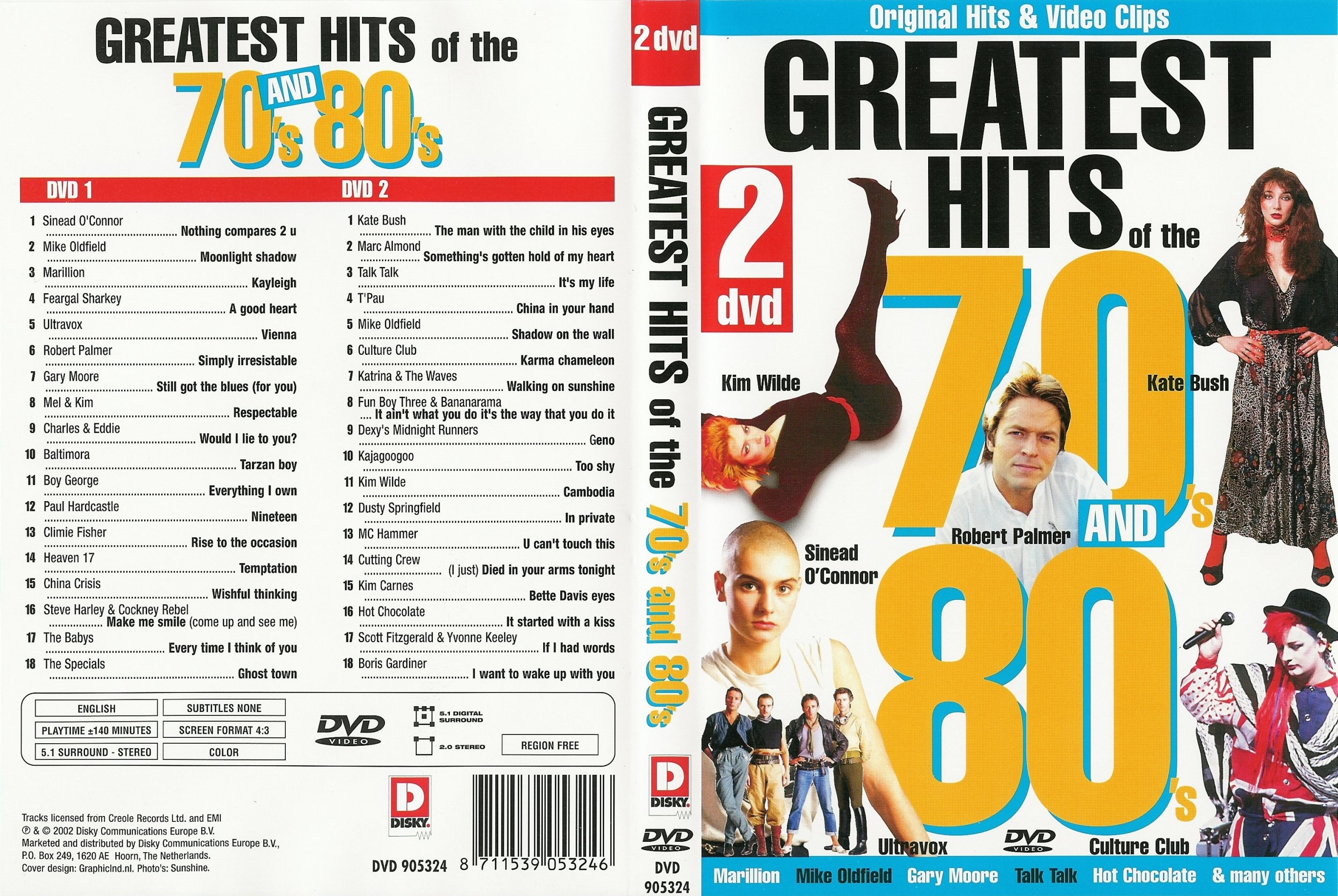 Jaquette DVD Greatest Hits of the 70 And 80