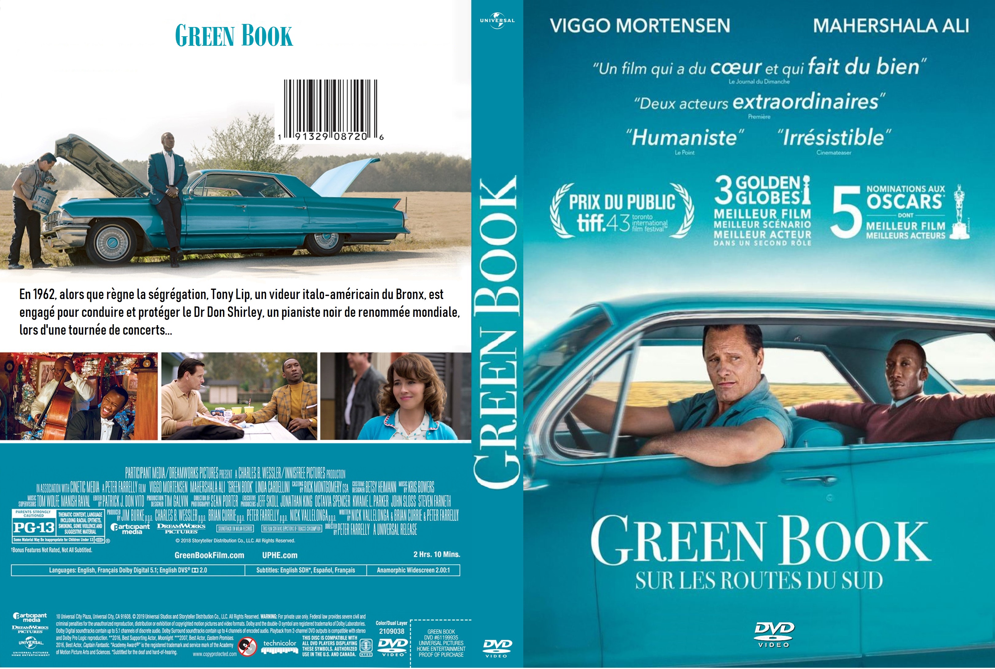 Jaquette DVD Green Book custom
