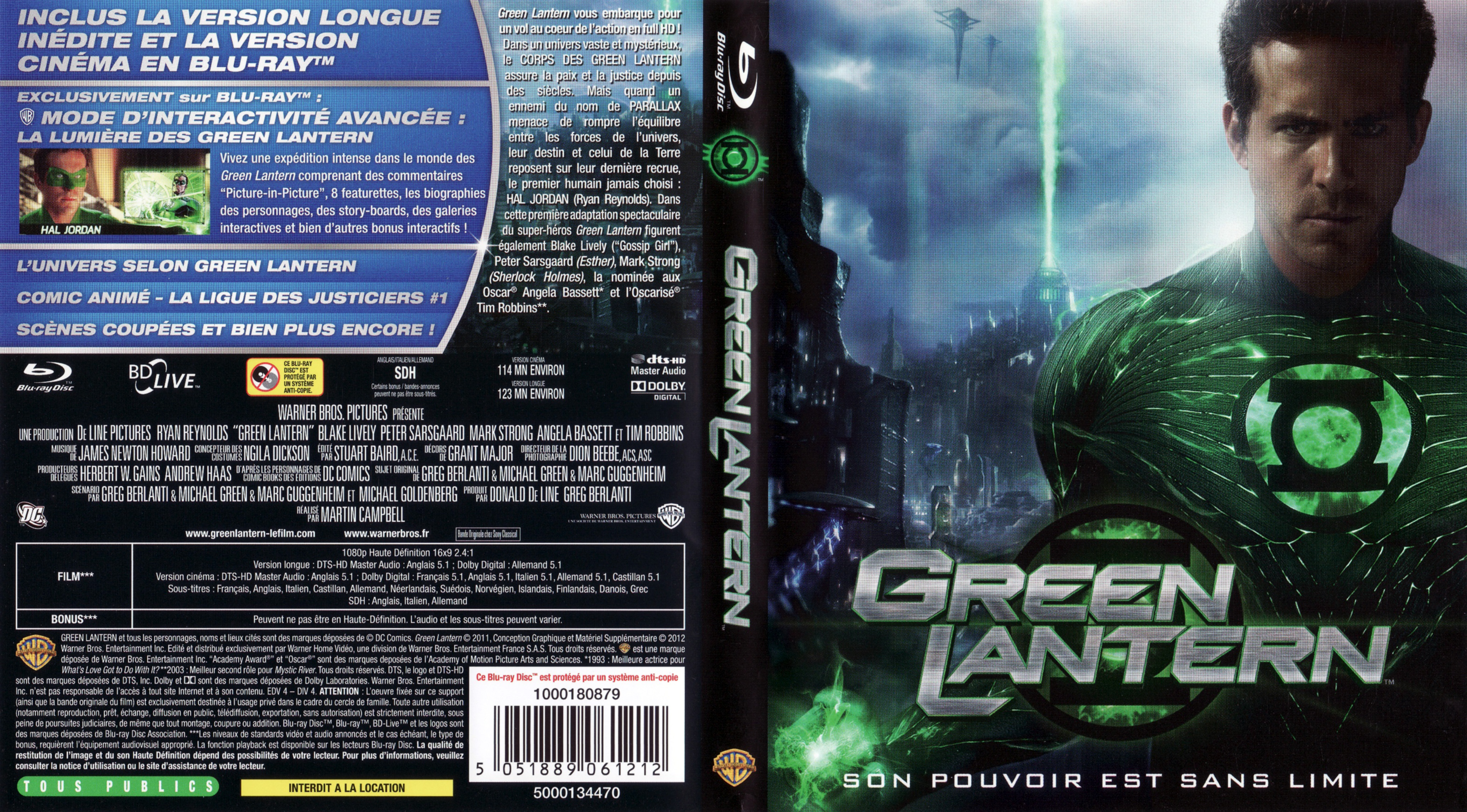 Jaquette DVD Green Lantern (BLU-RAY)