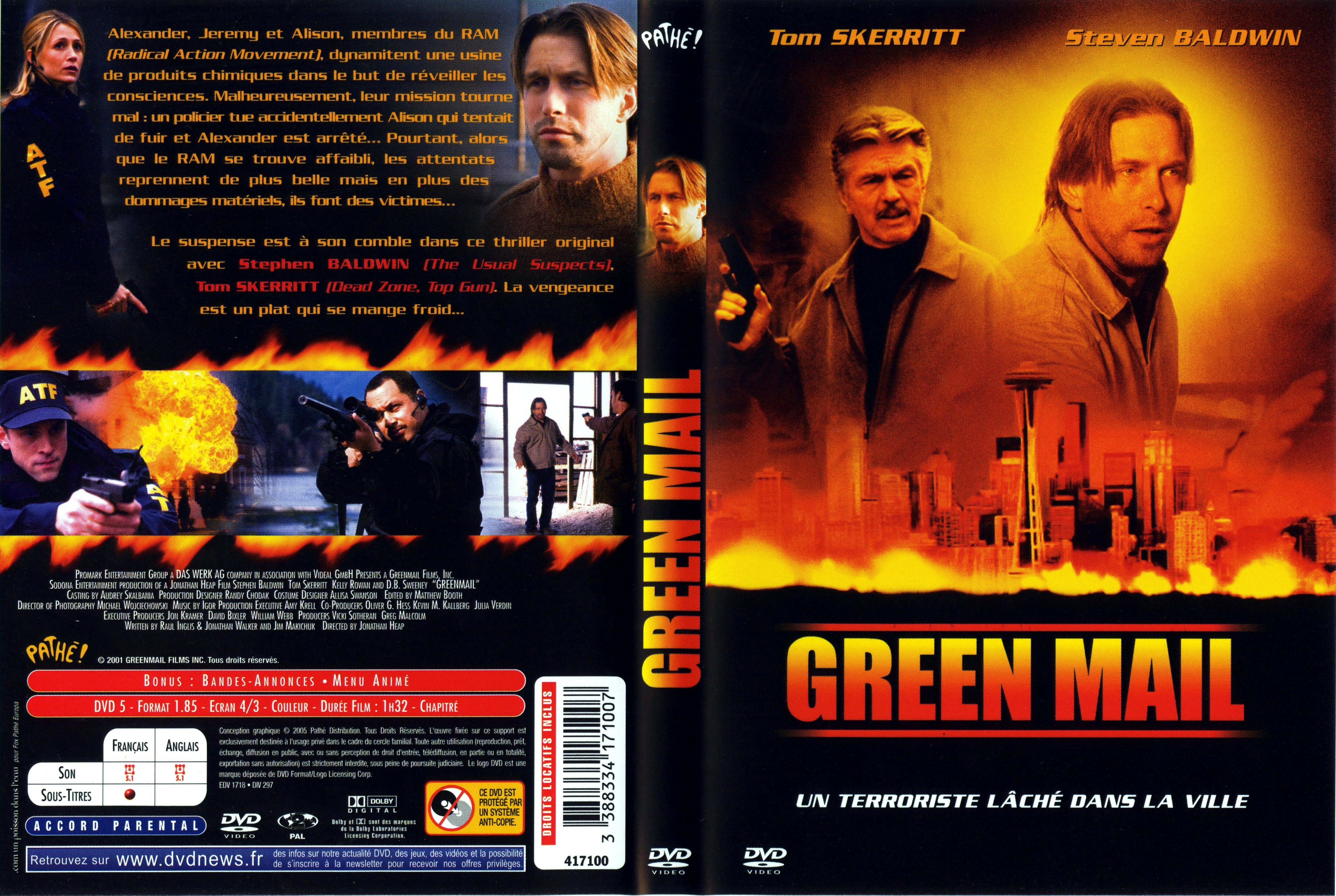 Jaquette DVD Green mail