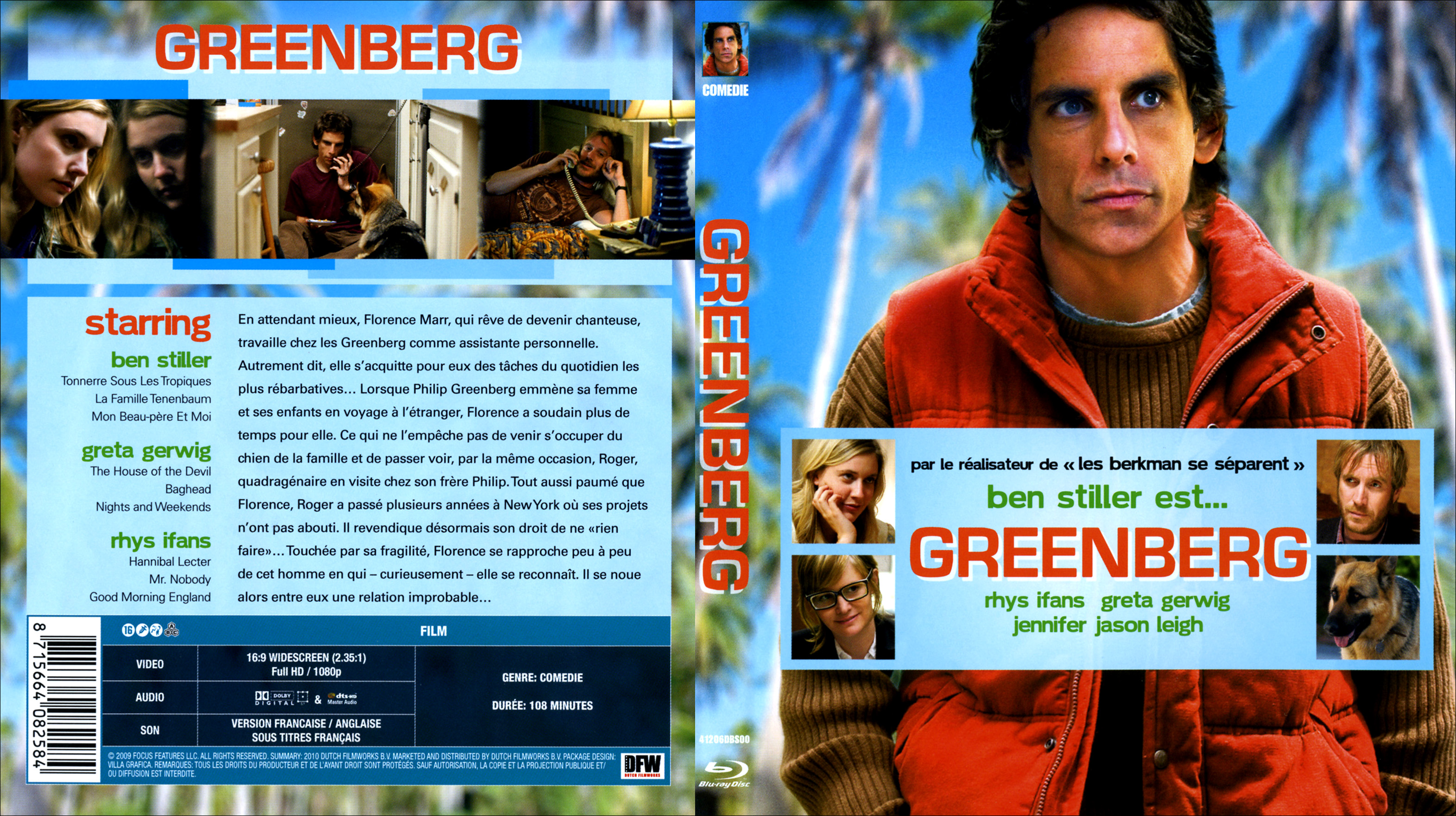 Jaquette DVD Greenberg (BLU-RAY)