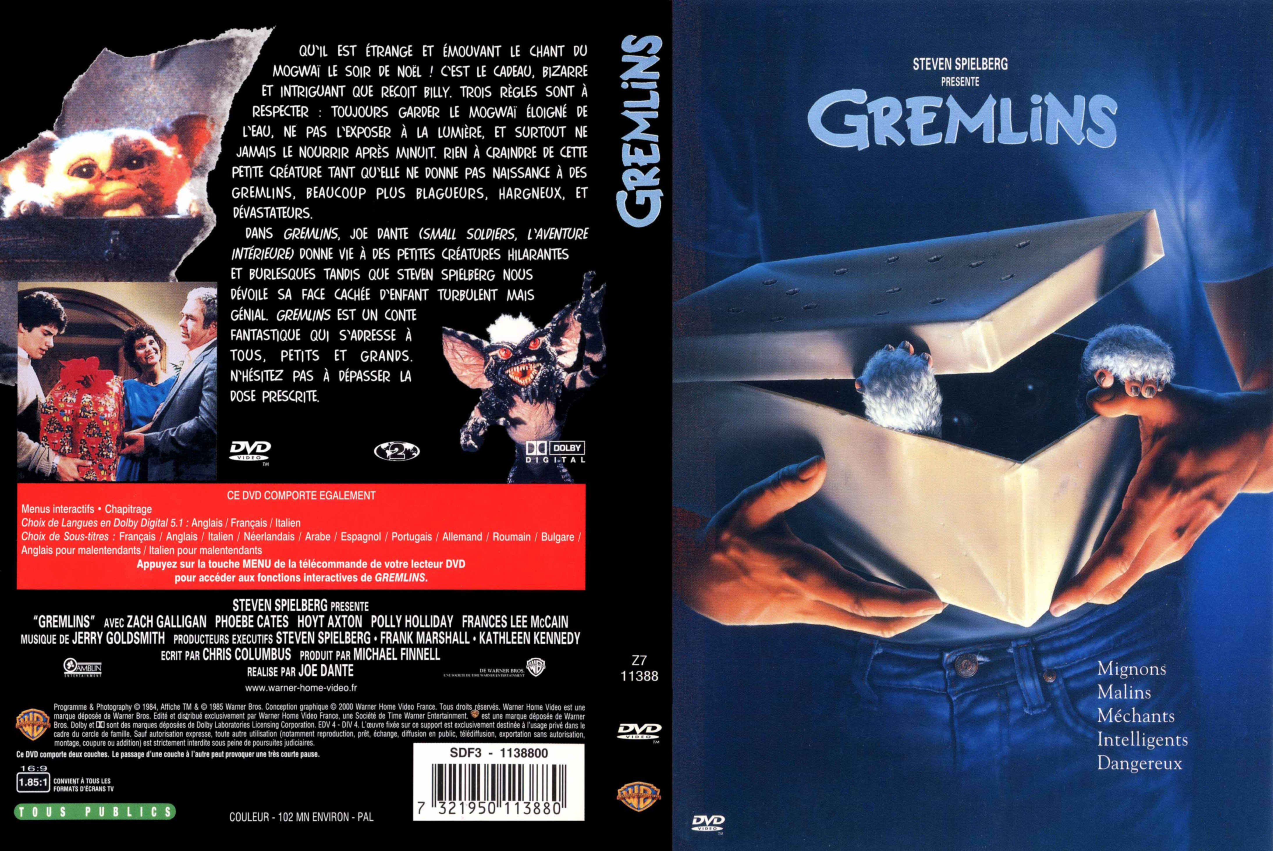 Jaquette DVD Gremlins