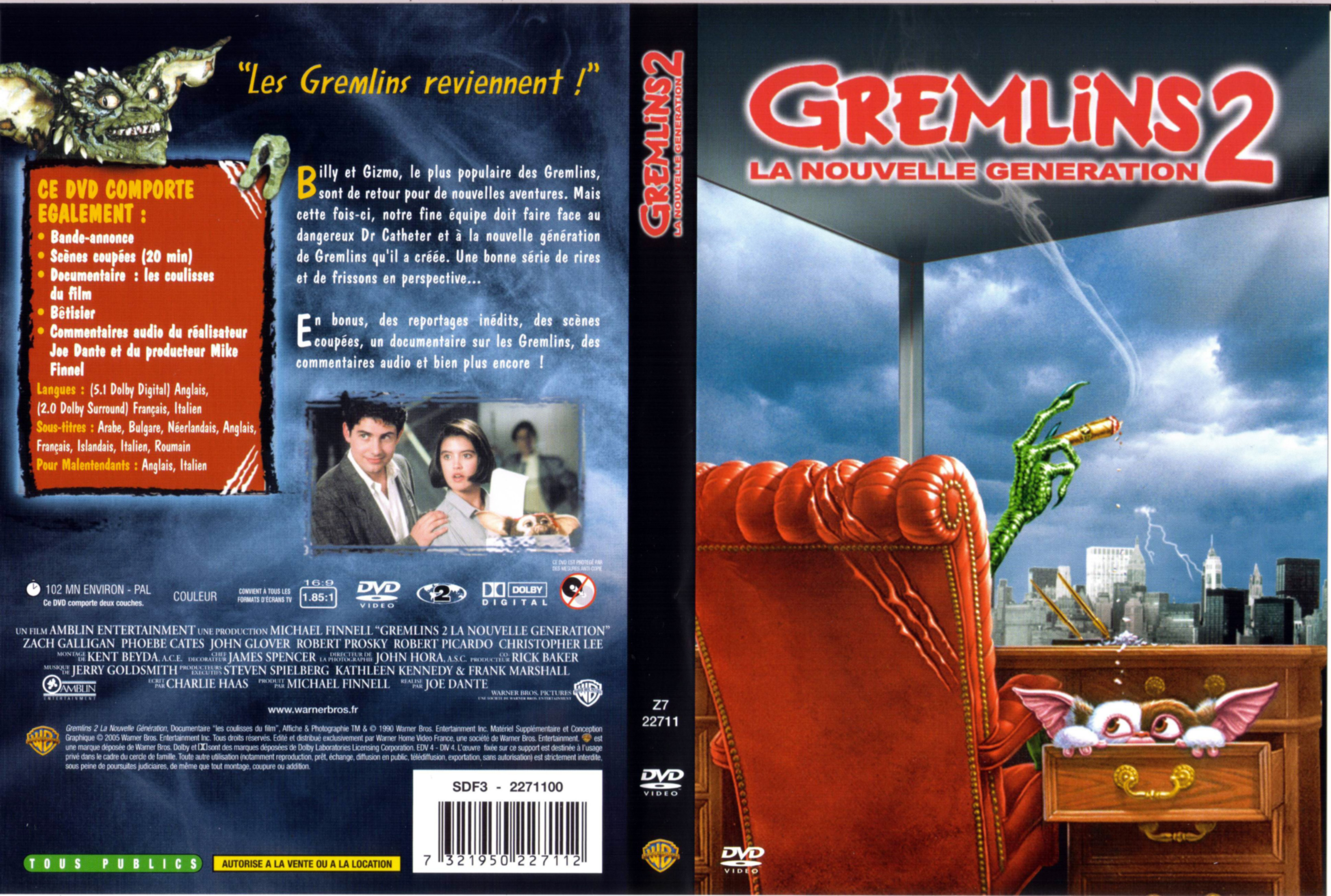 Jaquette DVD Gremlins 2