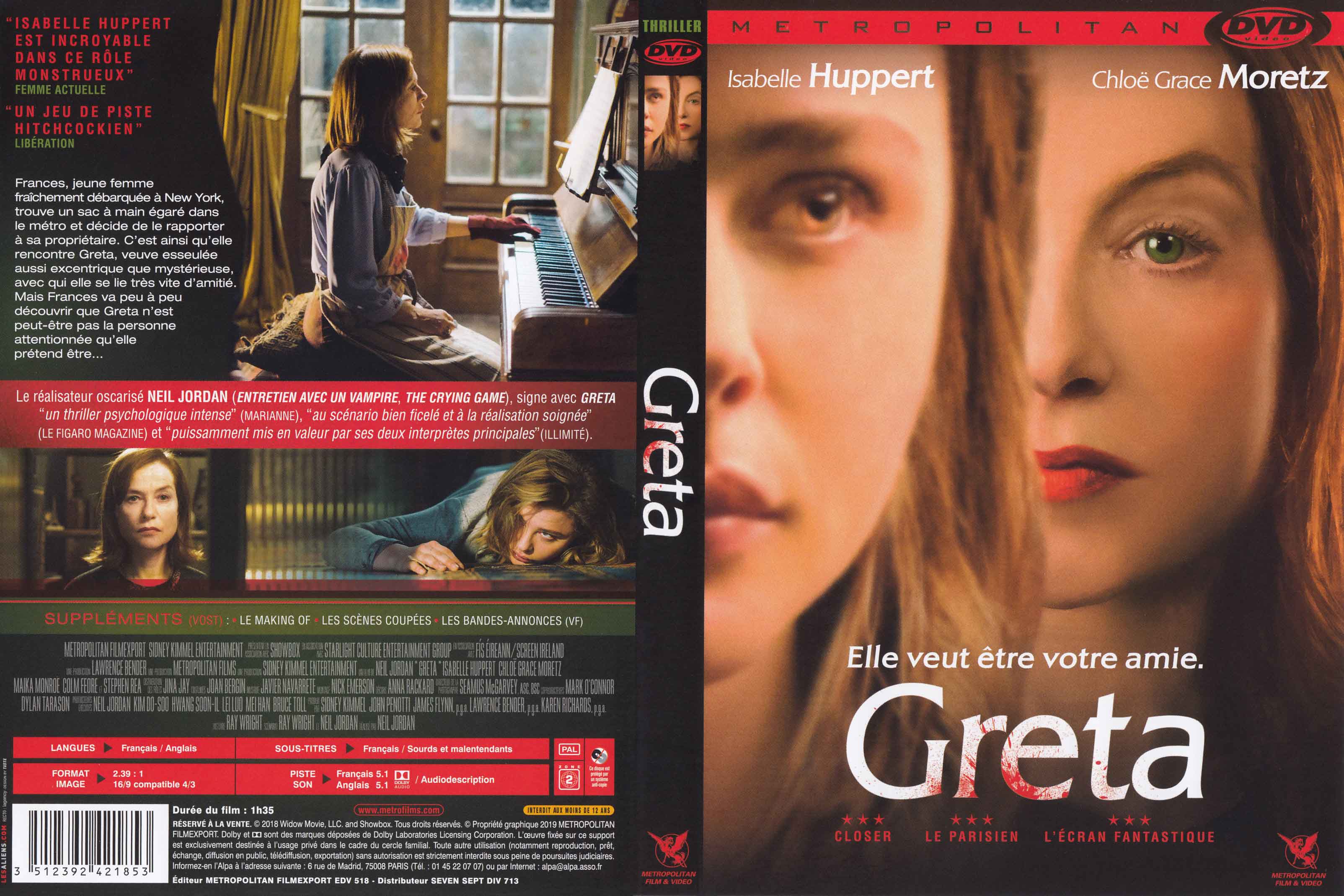 Jaquette DVD Greta