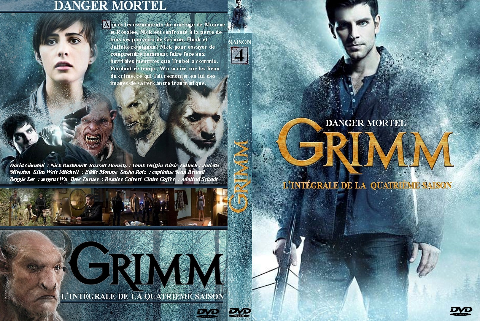 Jaquette DVD Grimm Saison 4 custom