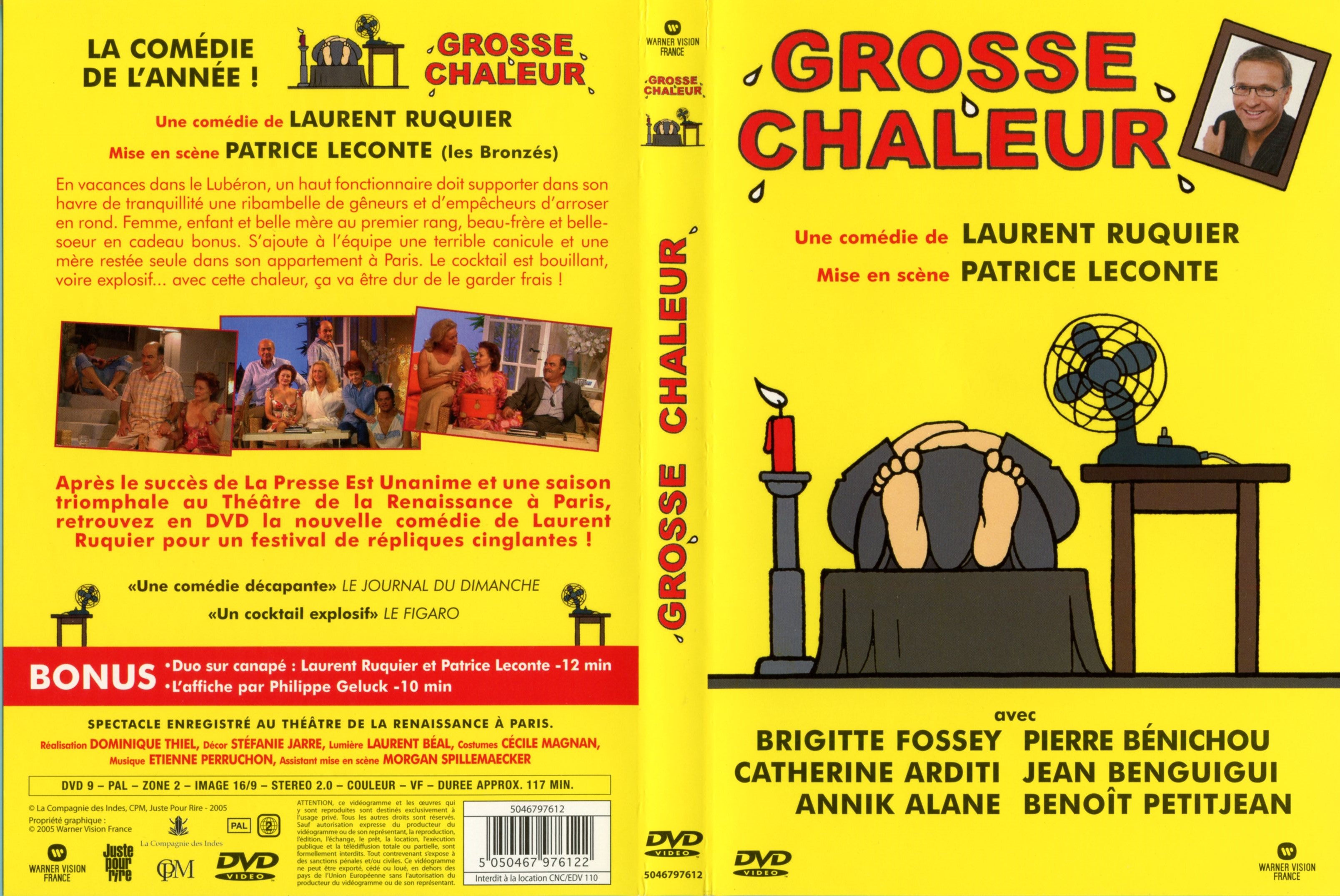 Jaquette DVD Grosse chaleur