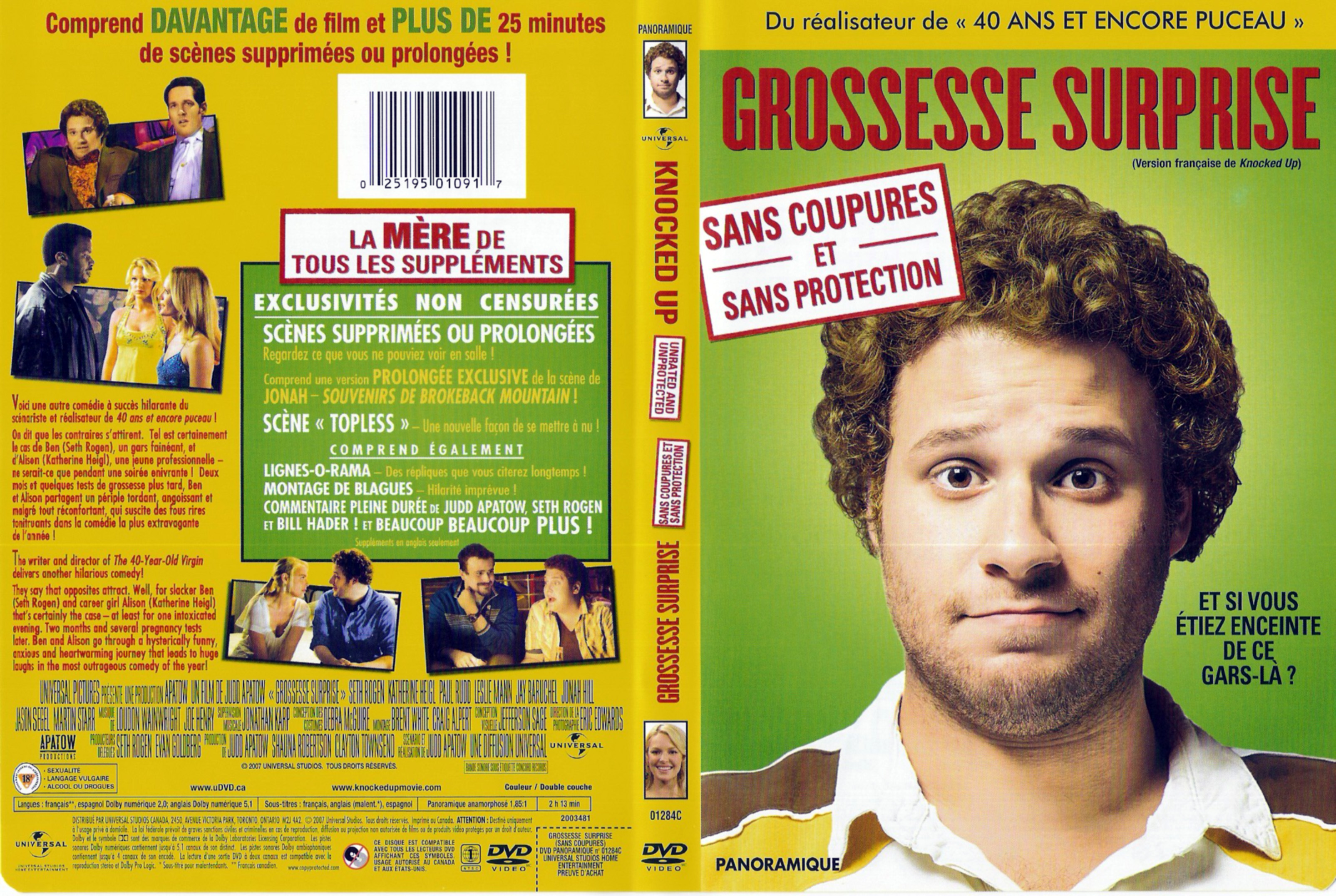 Jaquette DVD Grossesse surprise - Knocked up