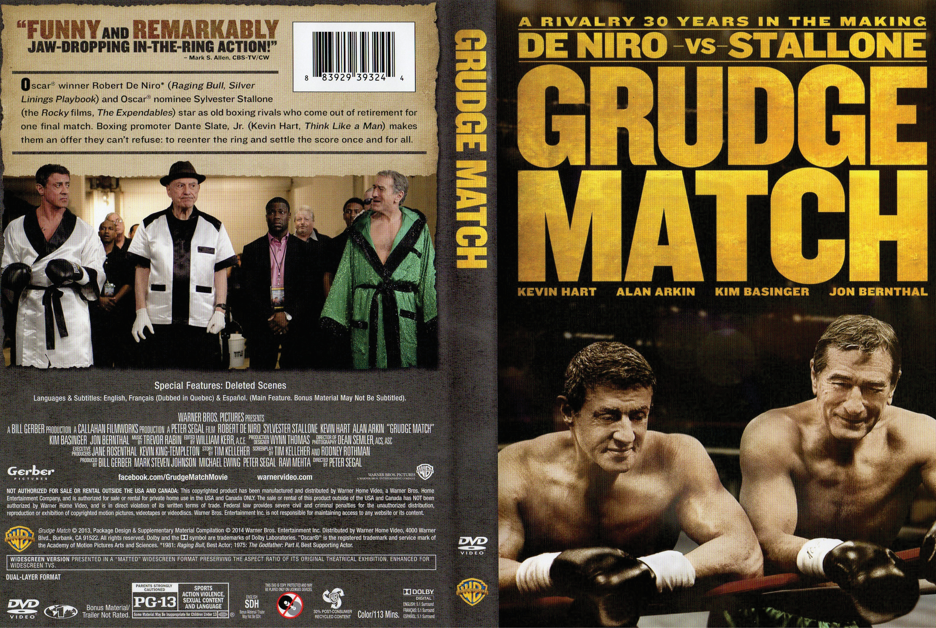 Jaquette DVD Grudge match - Match retour Zone 1