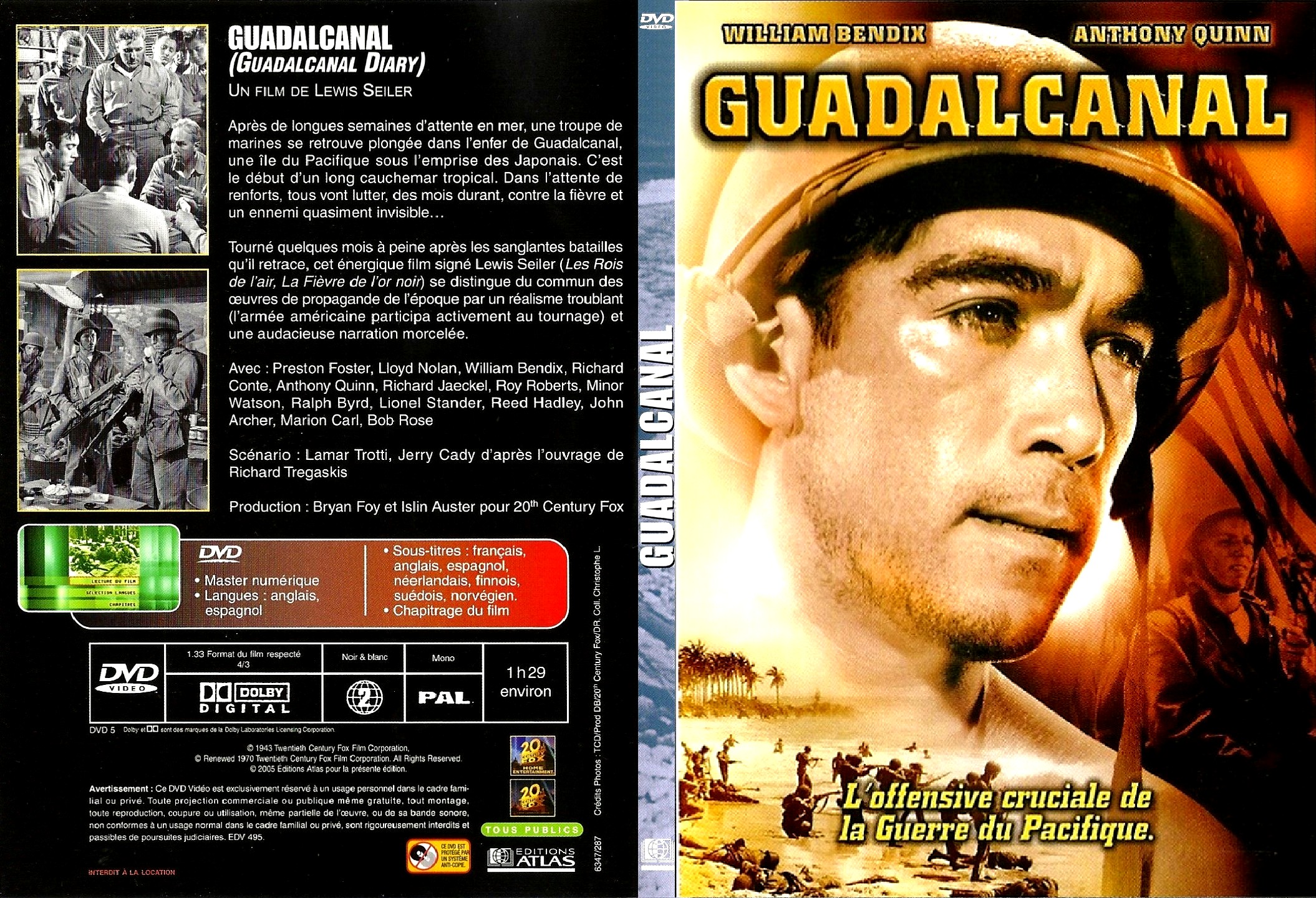Jaquette DVD Guadalcanal - SLIM