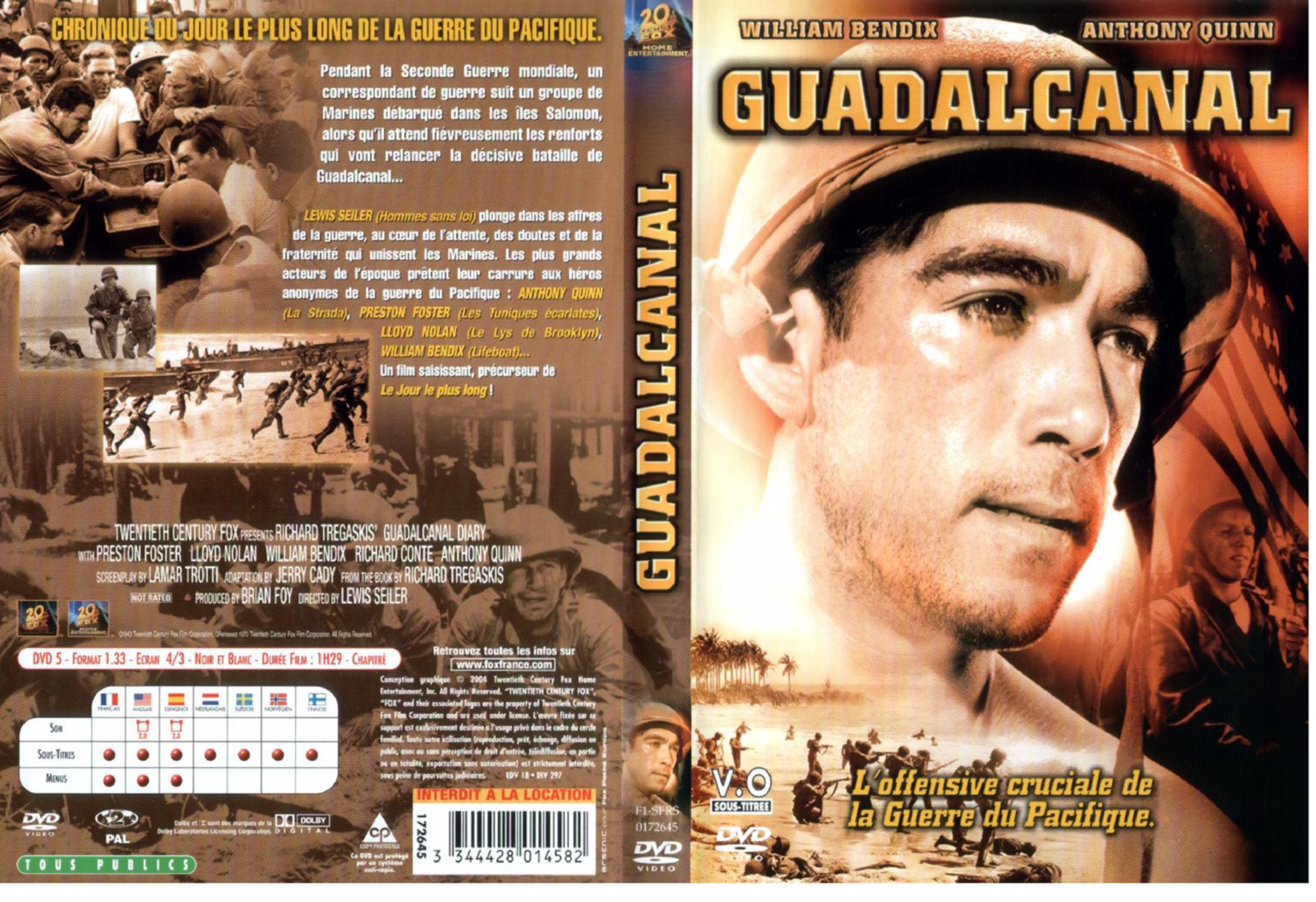 Jaquette DVD Guadalcanal v2
