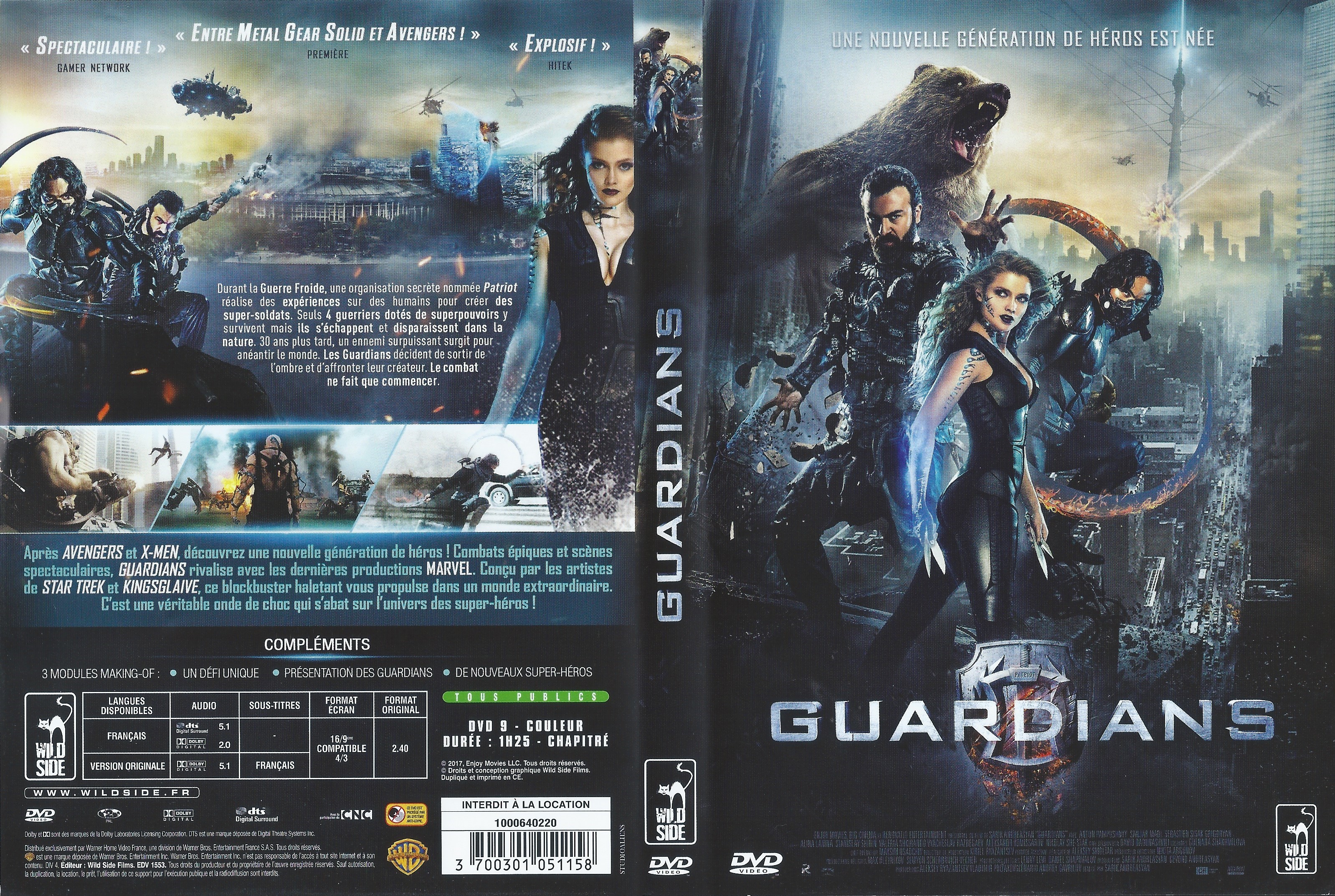 Jaquette DVD Guardians