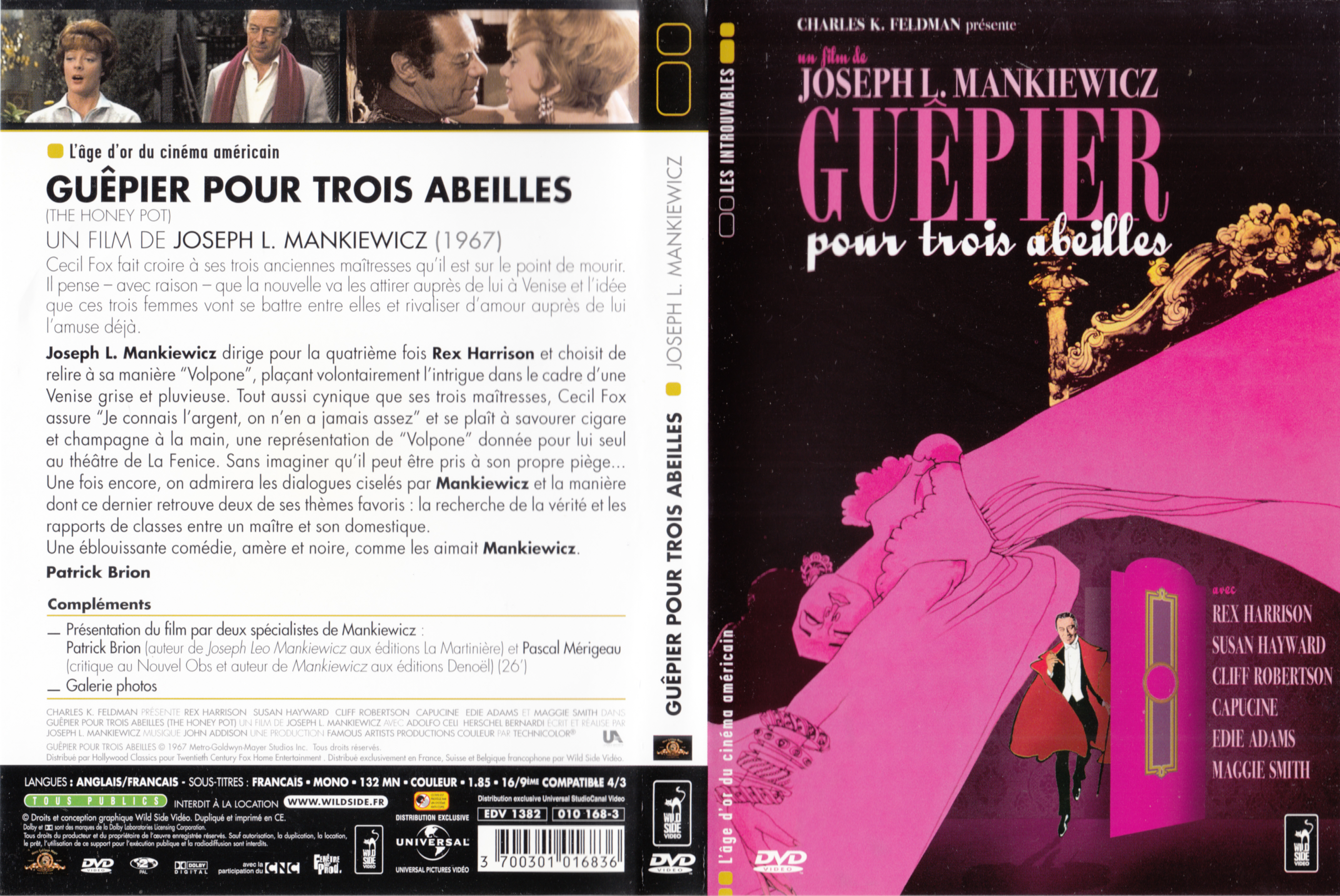 Jaquette DVD Guepier pour trois abeilles