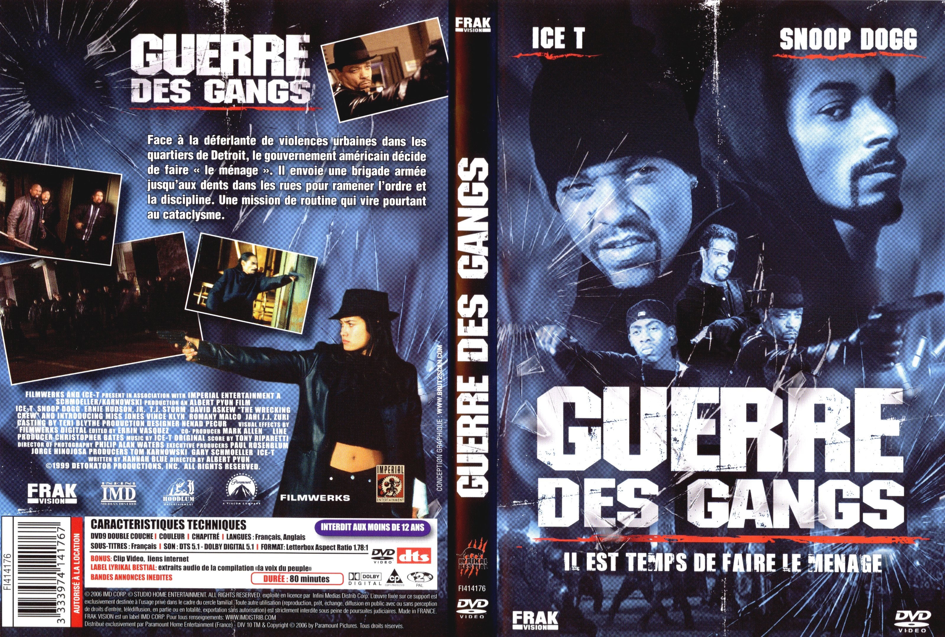 Jaquette DVD Guerre des gangs