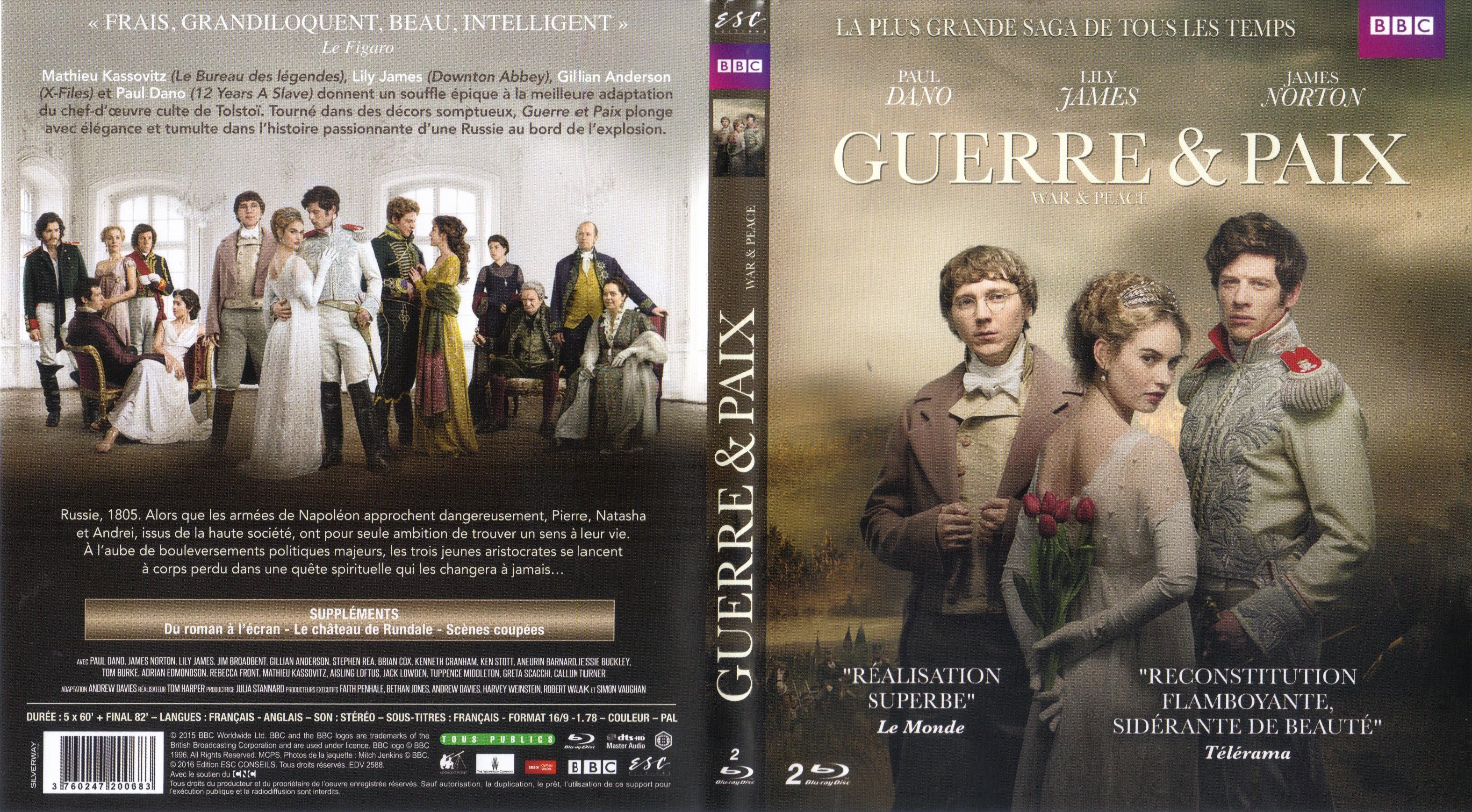 Jaquette DVD Guerre et paix (2015) (BLU-RAY)