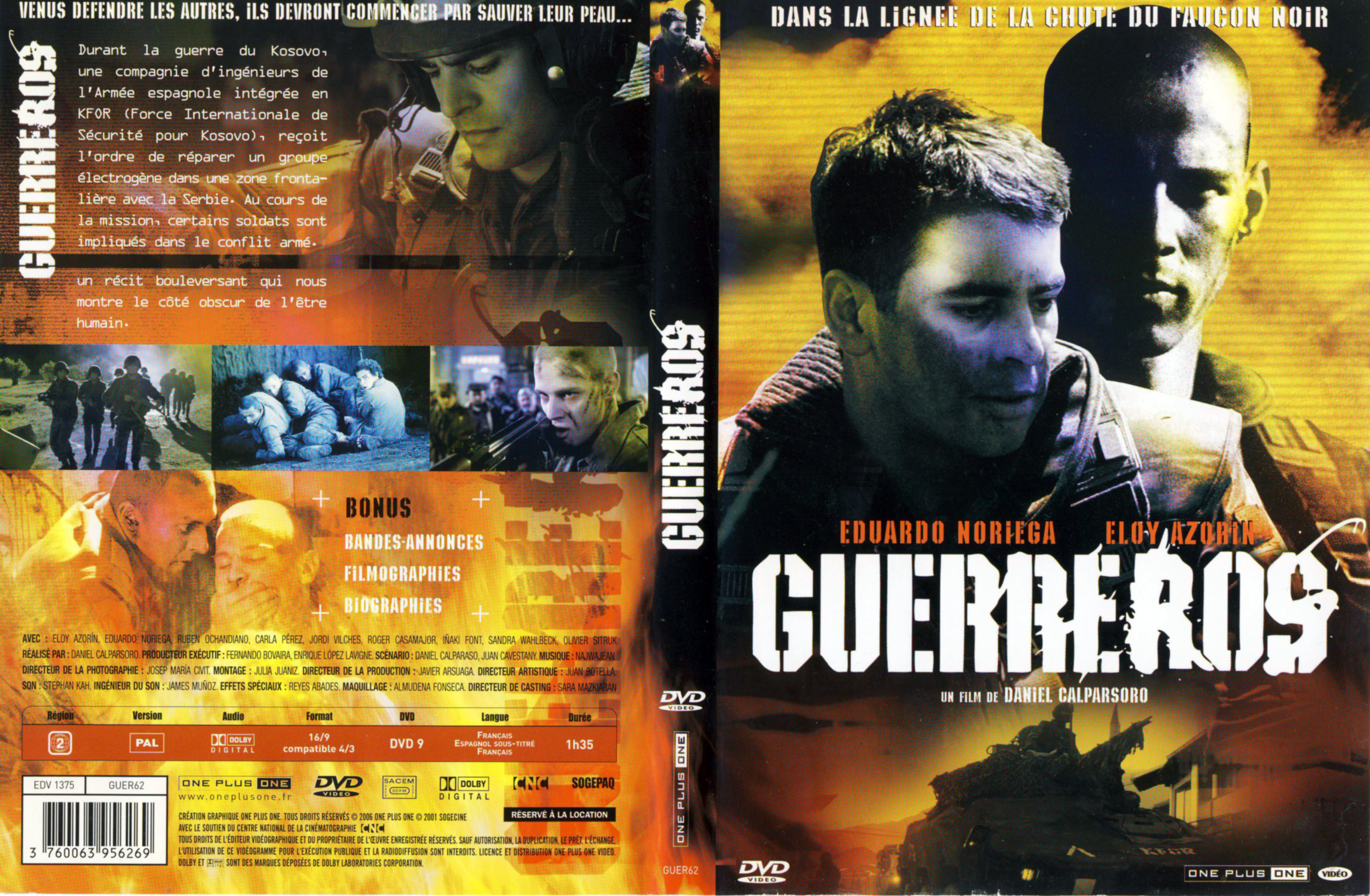 Jaquette DVD Guerreros