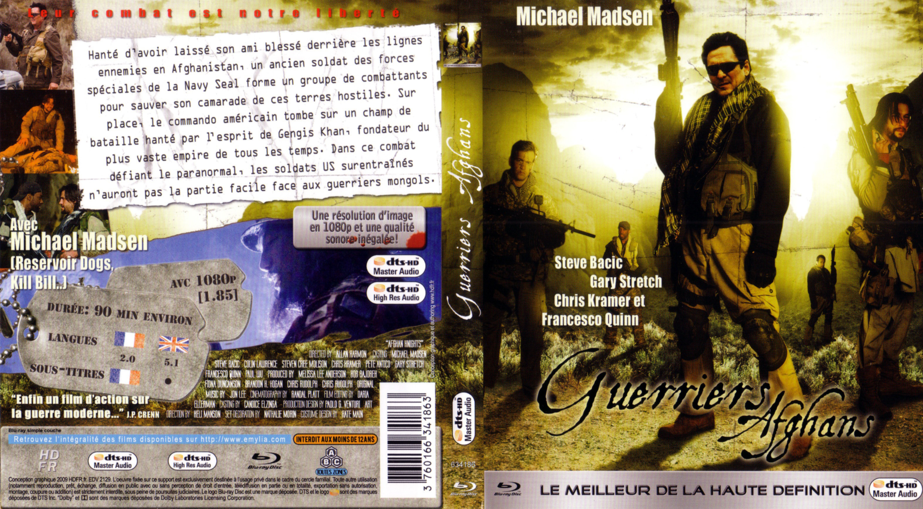 Jaquette DVD Guerriers afghans (BLU-RAY)