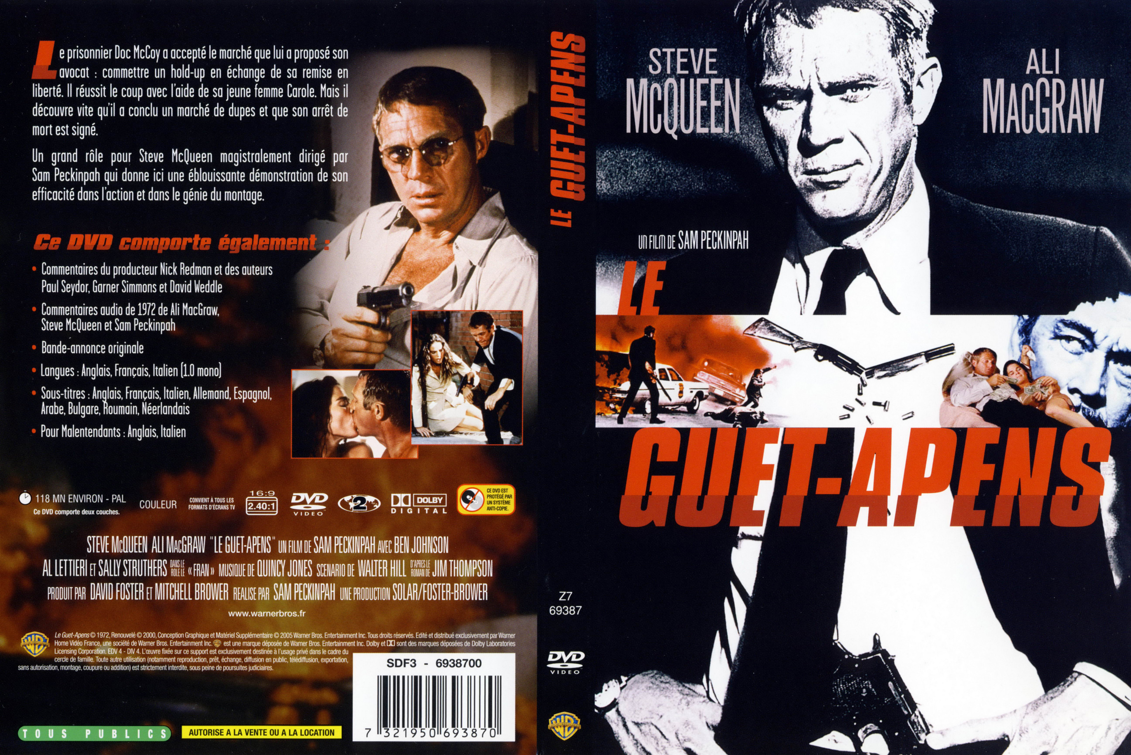 Jaquette DVD Guet-apens (1972)