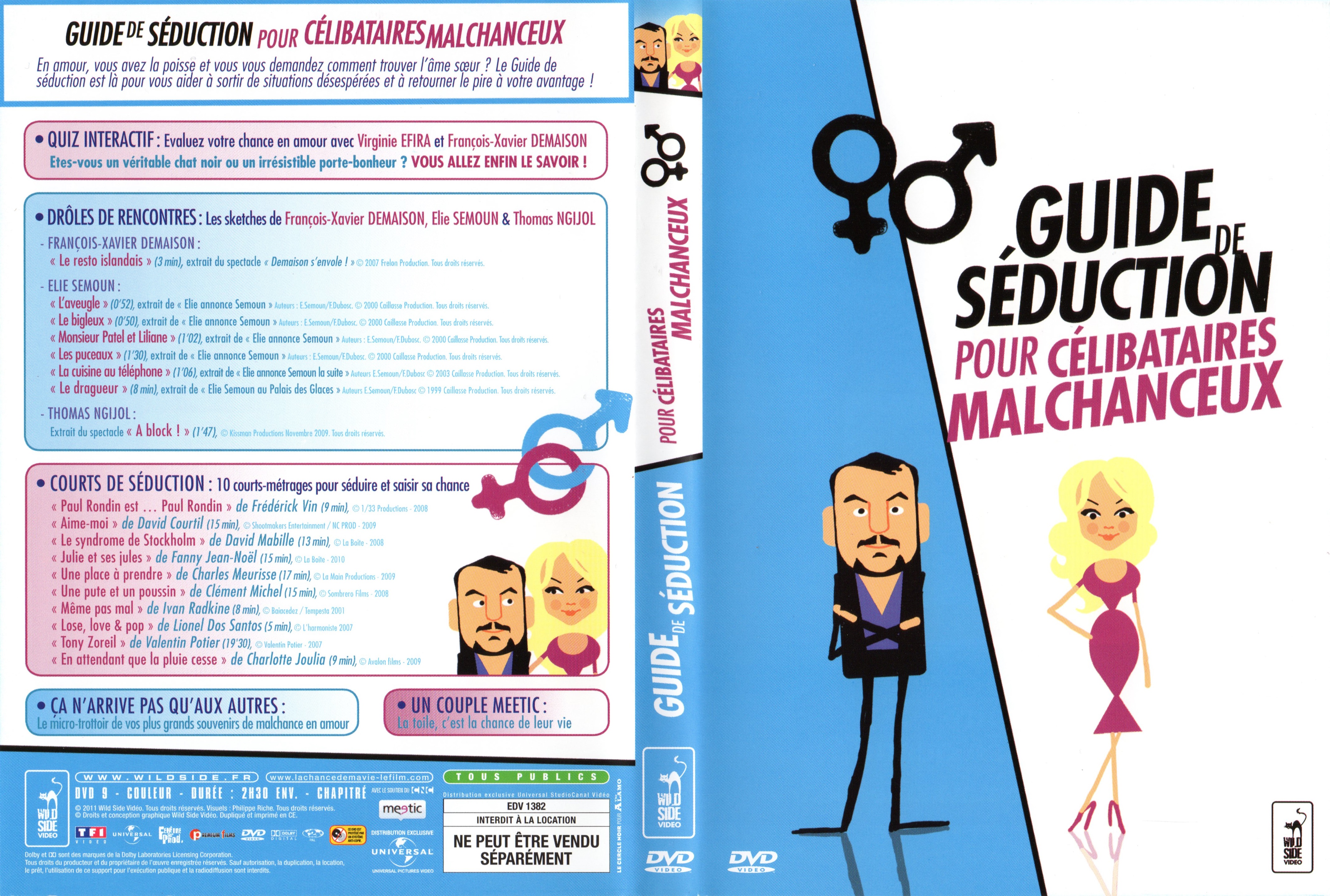 Jaquette DVD Guide de sduction pour clibataires malchanceux