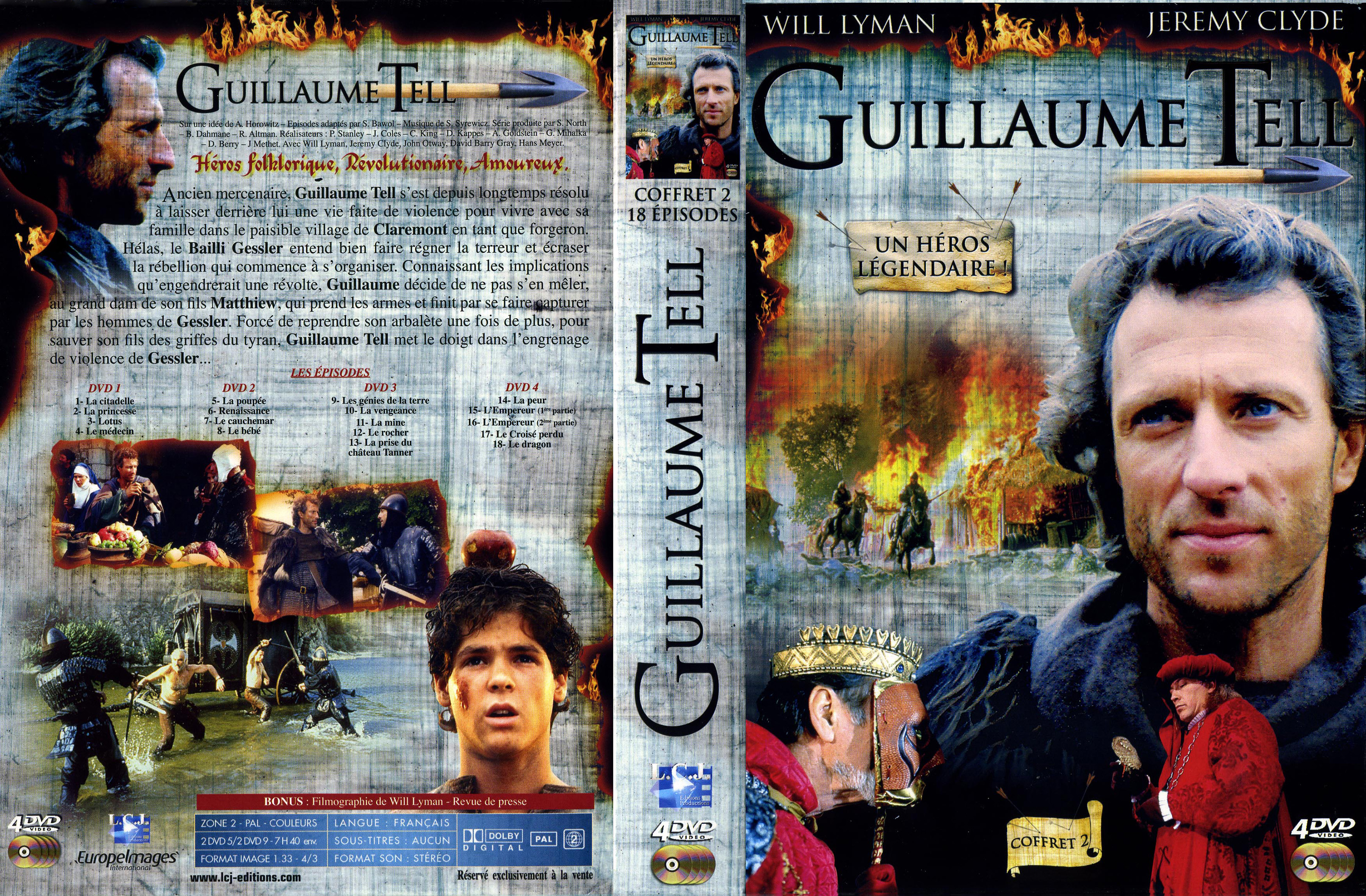 Jaquette DVD Guillaume Tell saison 2