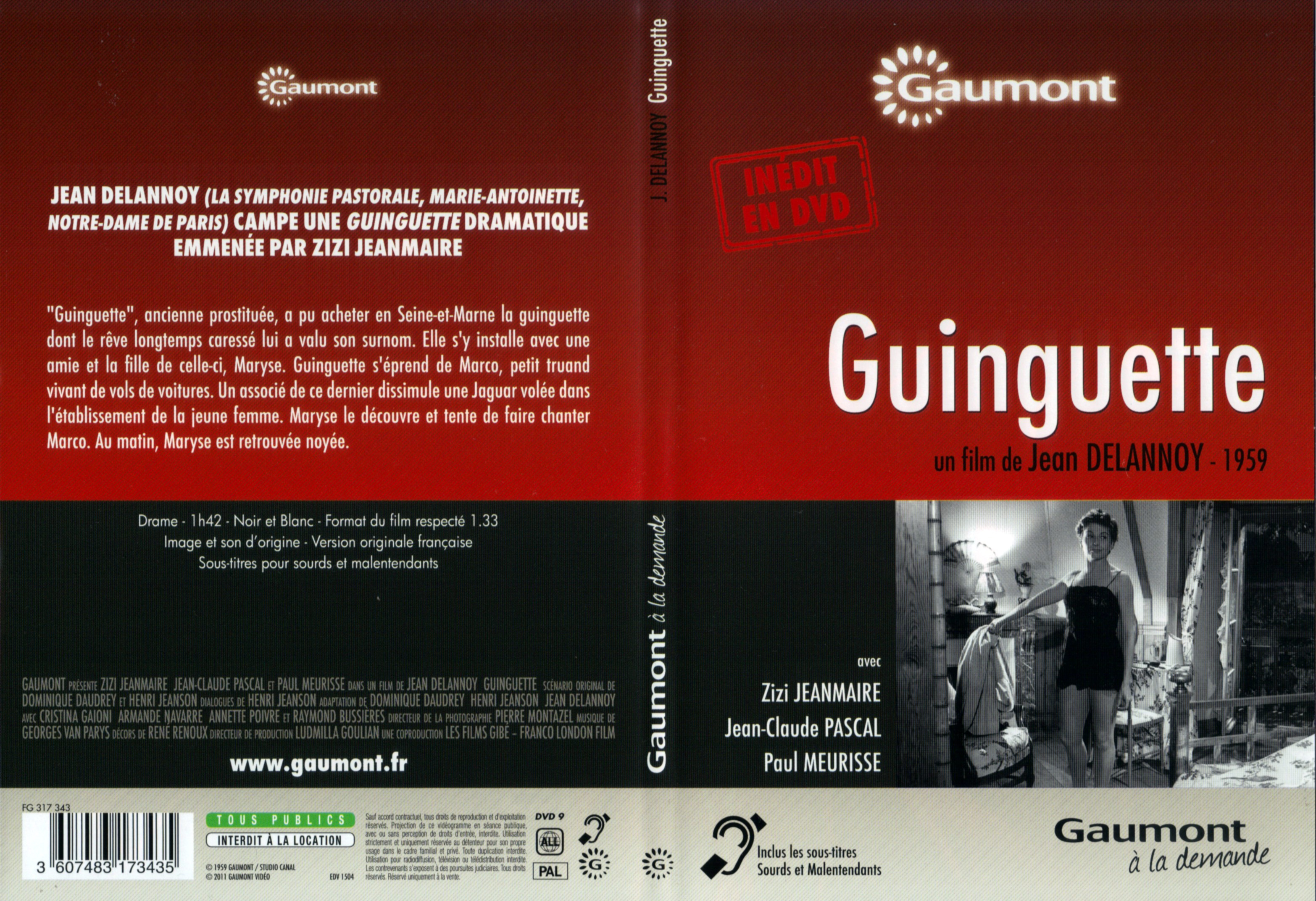Jaquette DVD Guinguette