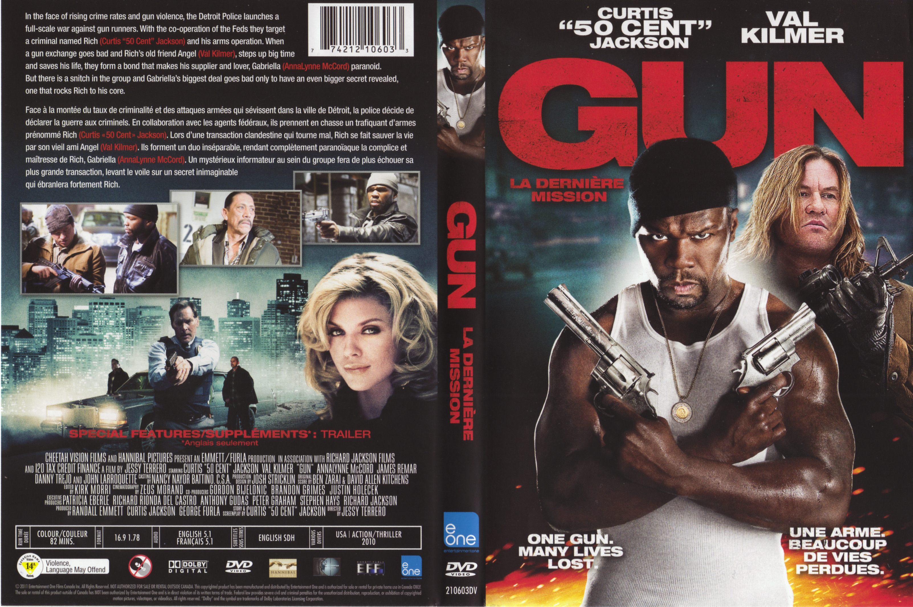 Jaquette DVD Gun - La dernire mission (Canadienne)