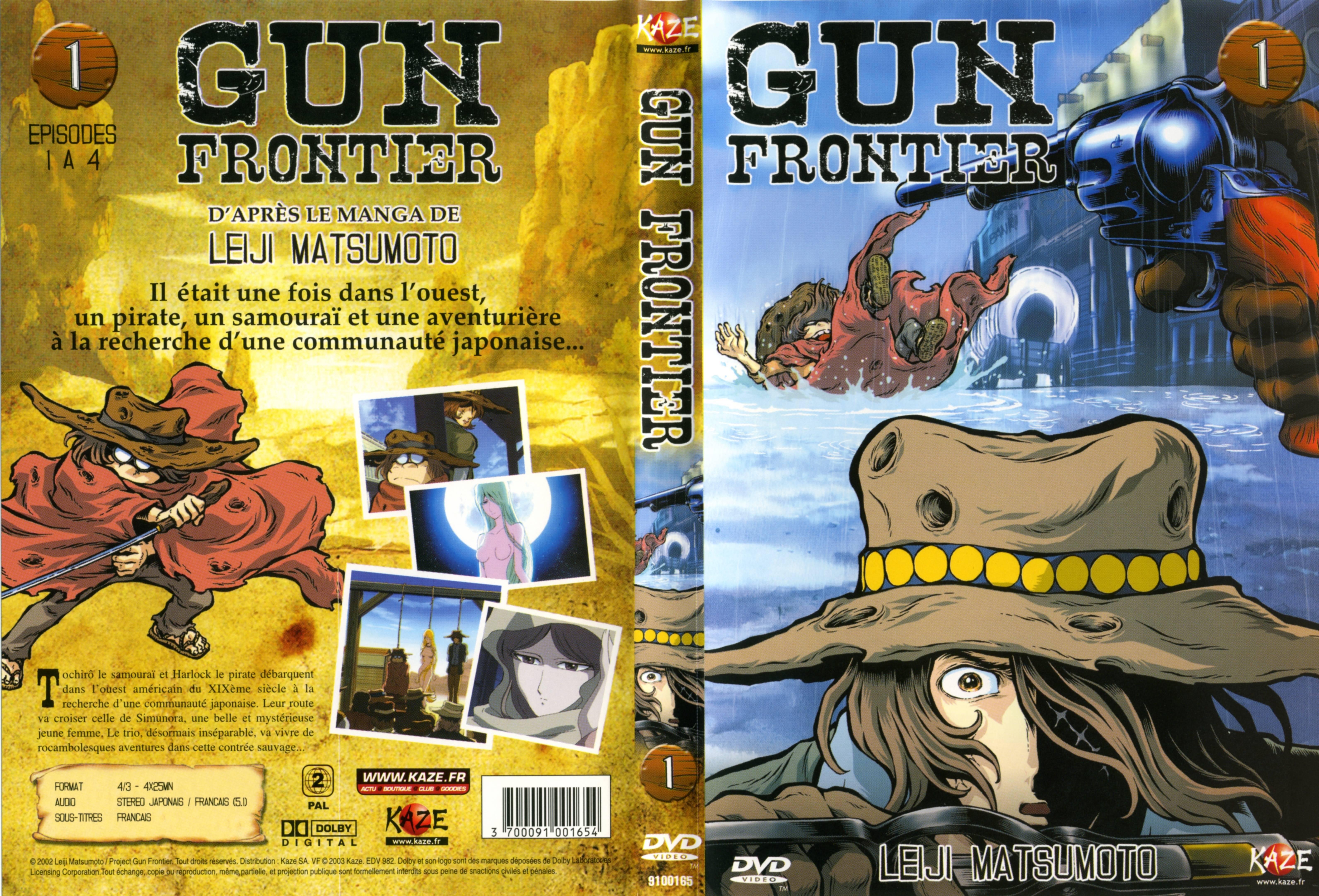 Jaquette DVD Gun frontier vol 1