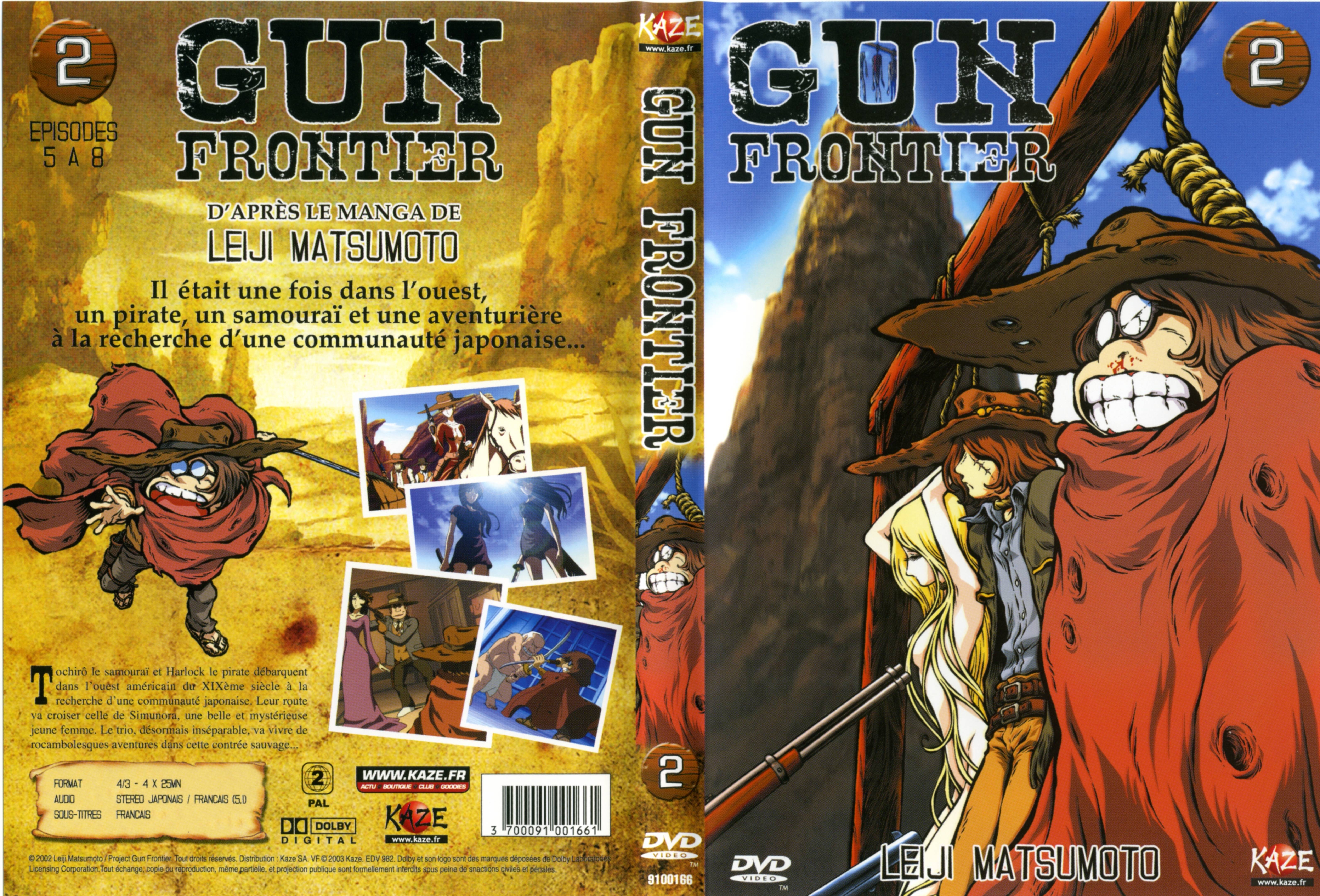 Jaquette DVD Gun frontier vol 2