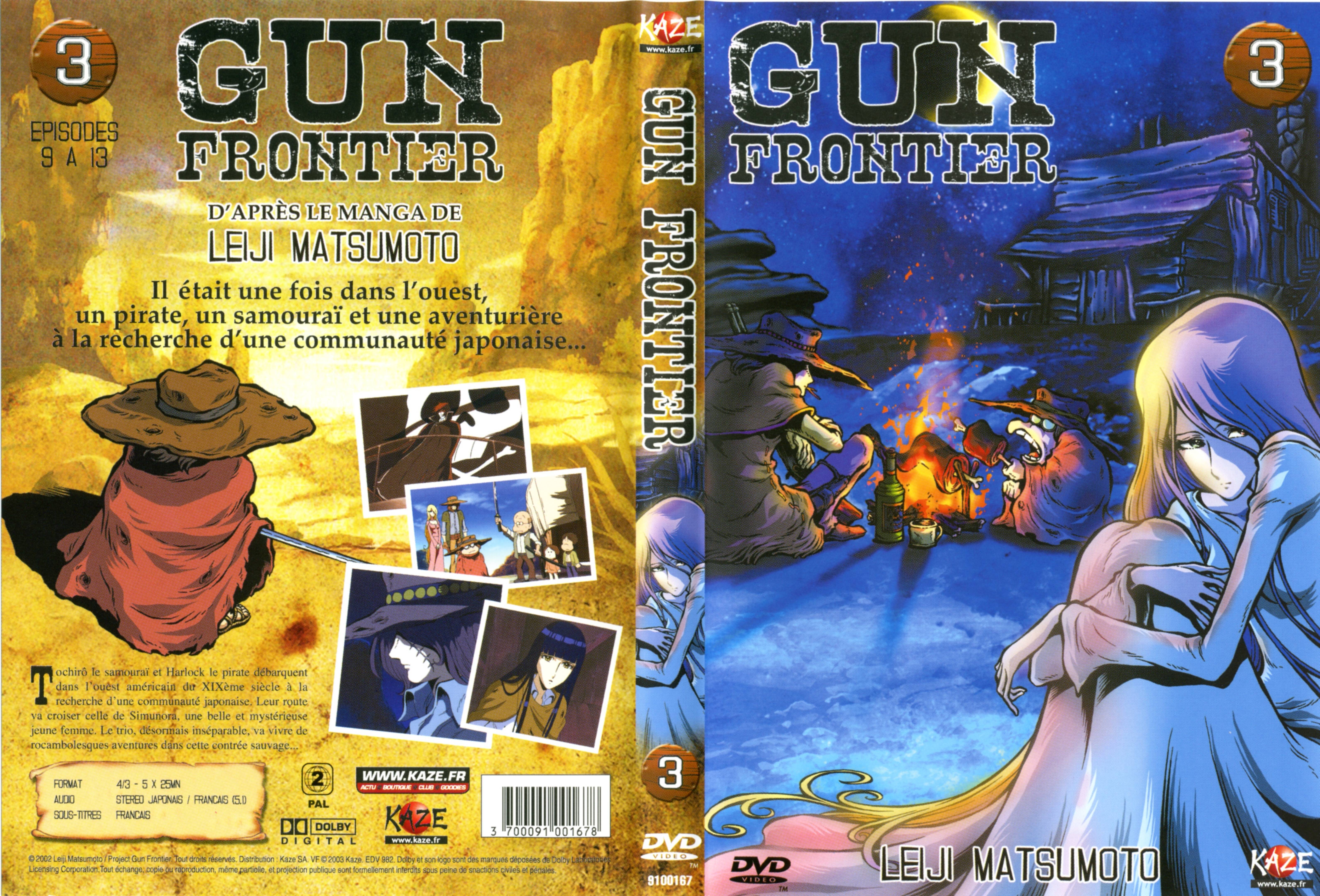 Jaquette DVD Gun frontier vol 3