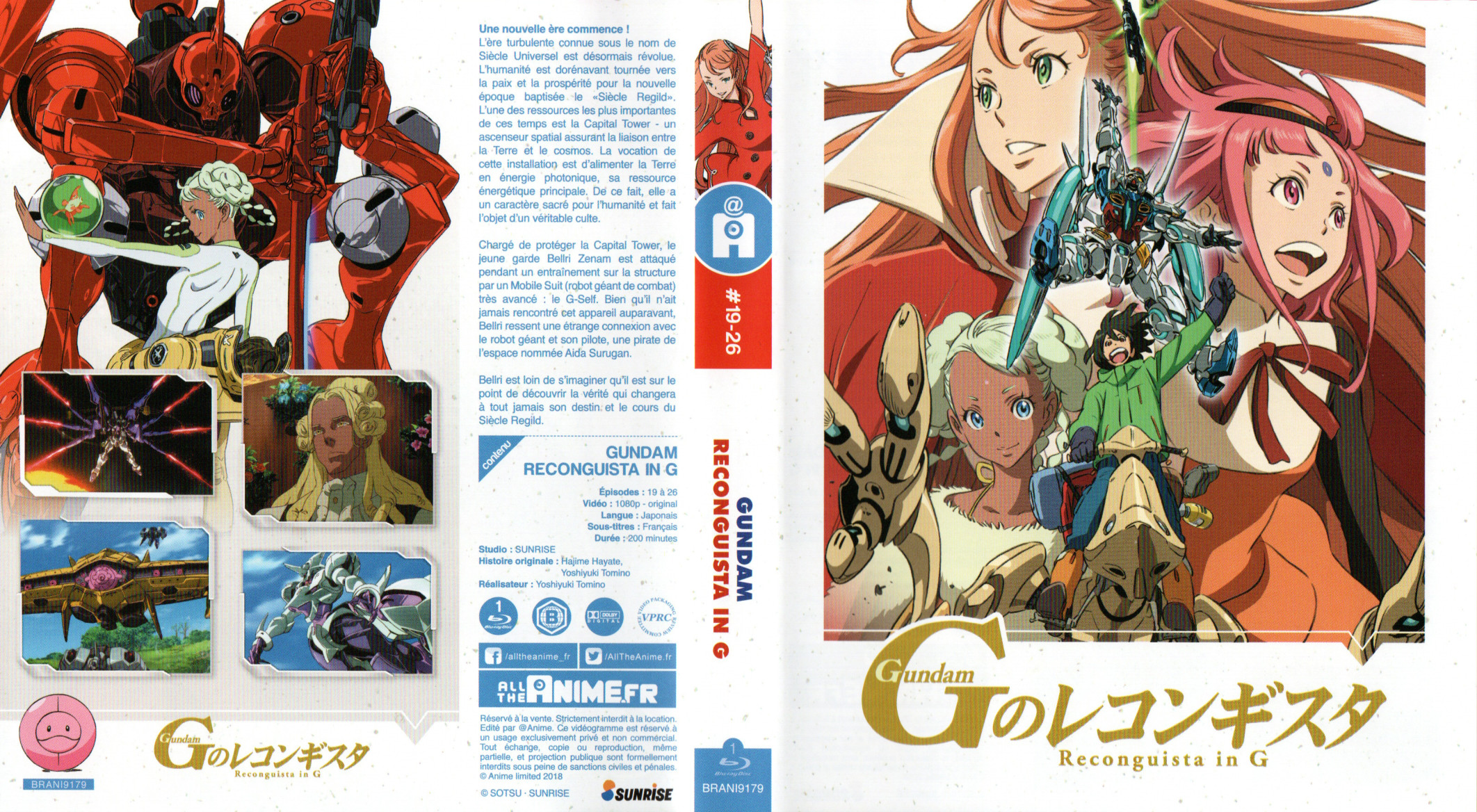 Jaquette DVD Gundam Reconguista in G vol 2 v1 (BLU-RAY)