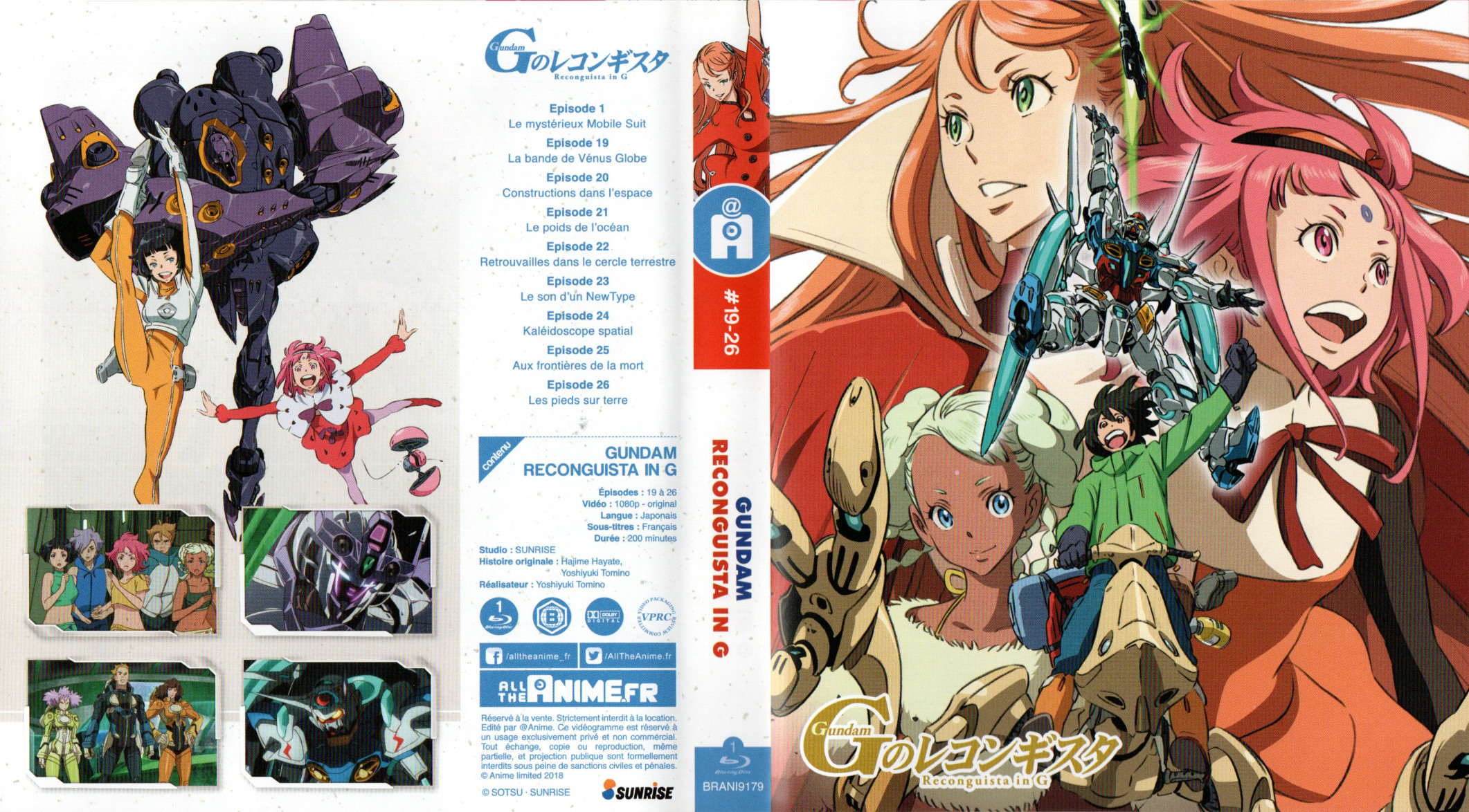 Jaquette DVD Gundam Reconguista in G vol 2 v2 (BLU-RAY)