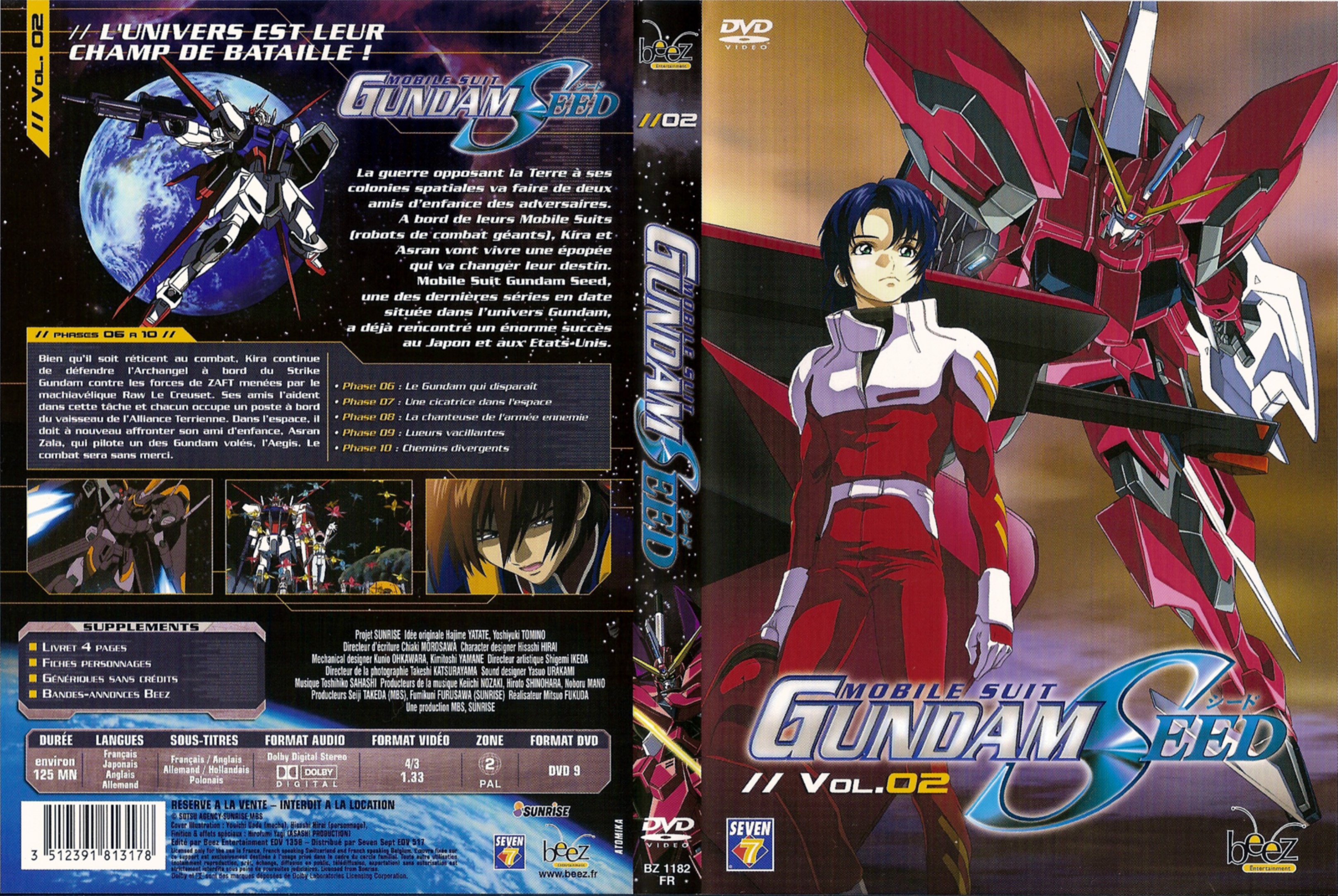 Jaquette DVD Gundam seed vol 02