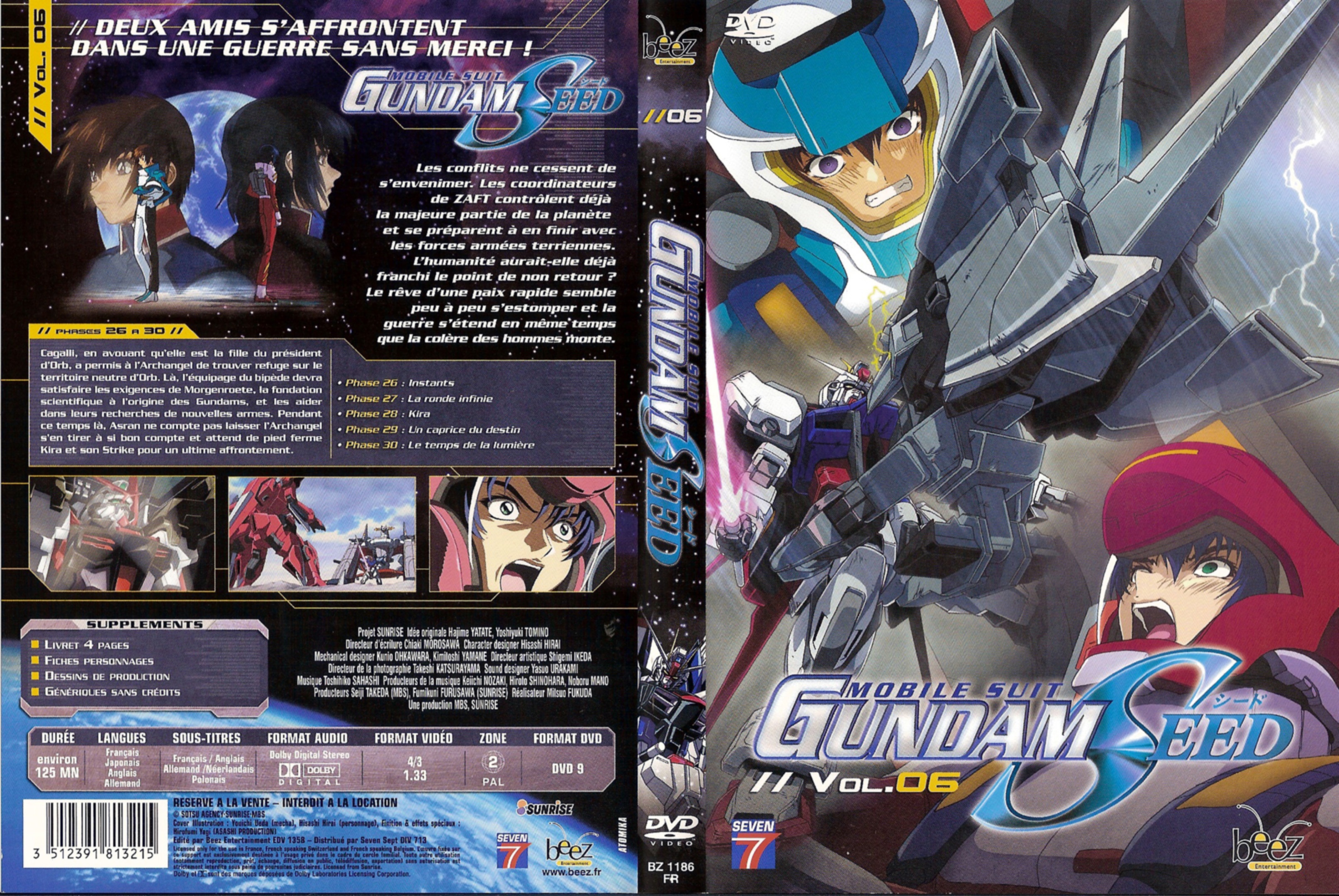 Jaquette DVD Gundam seed vol 06