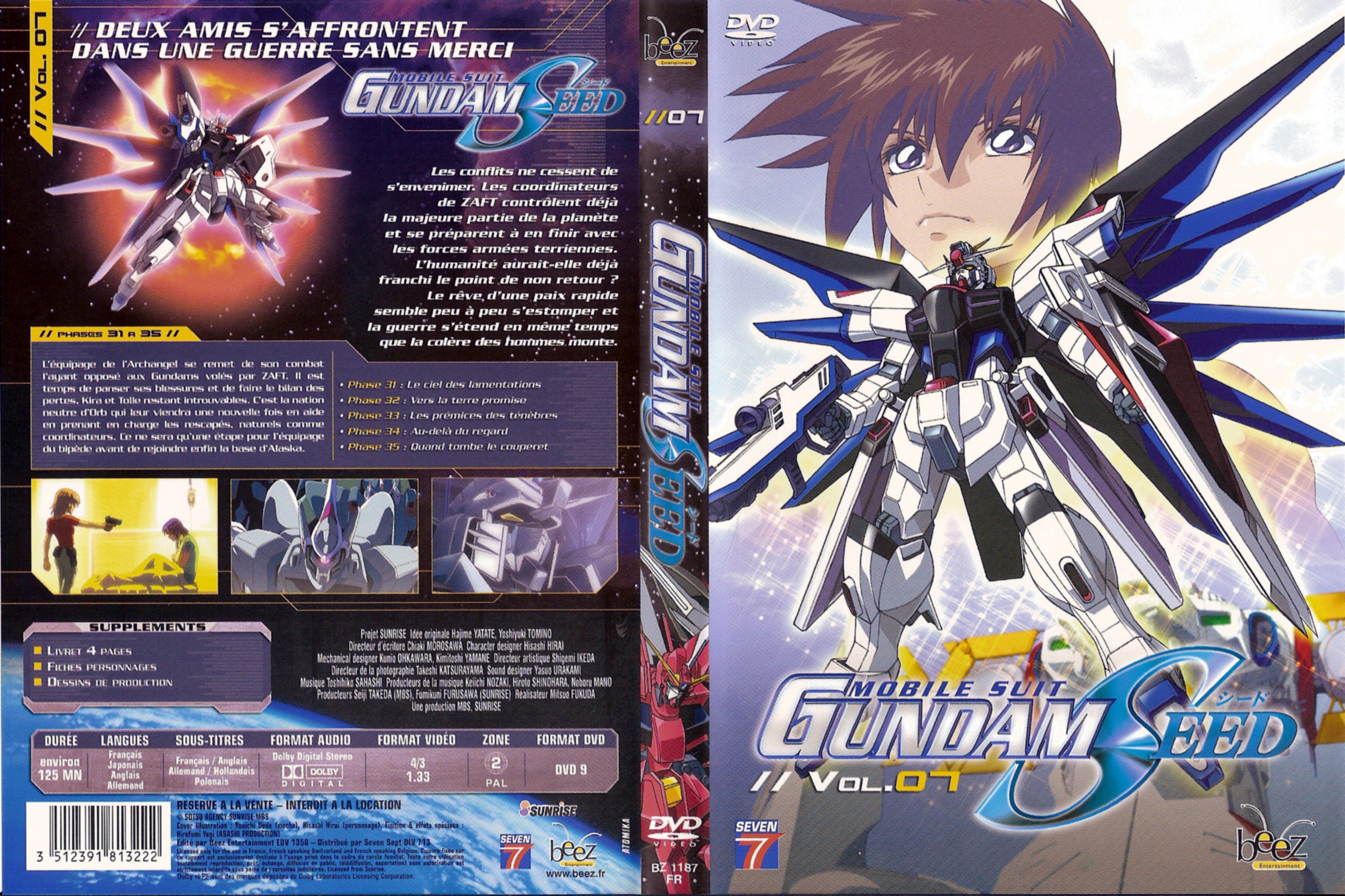 Jaquette DVD Gundam seed vol 07