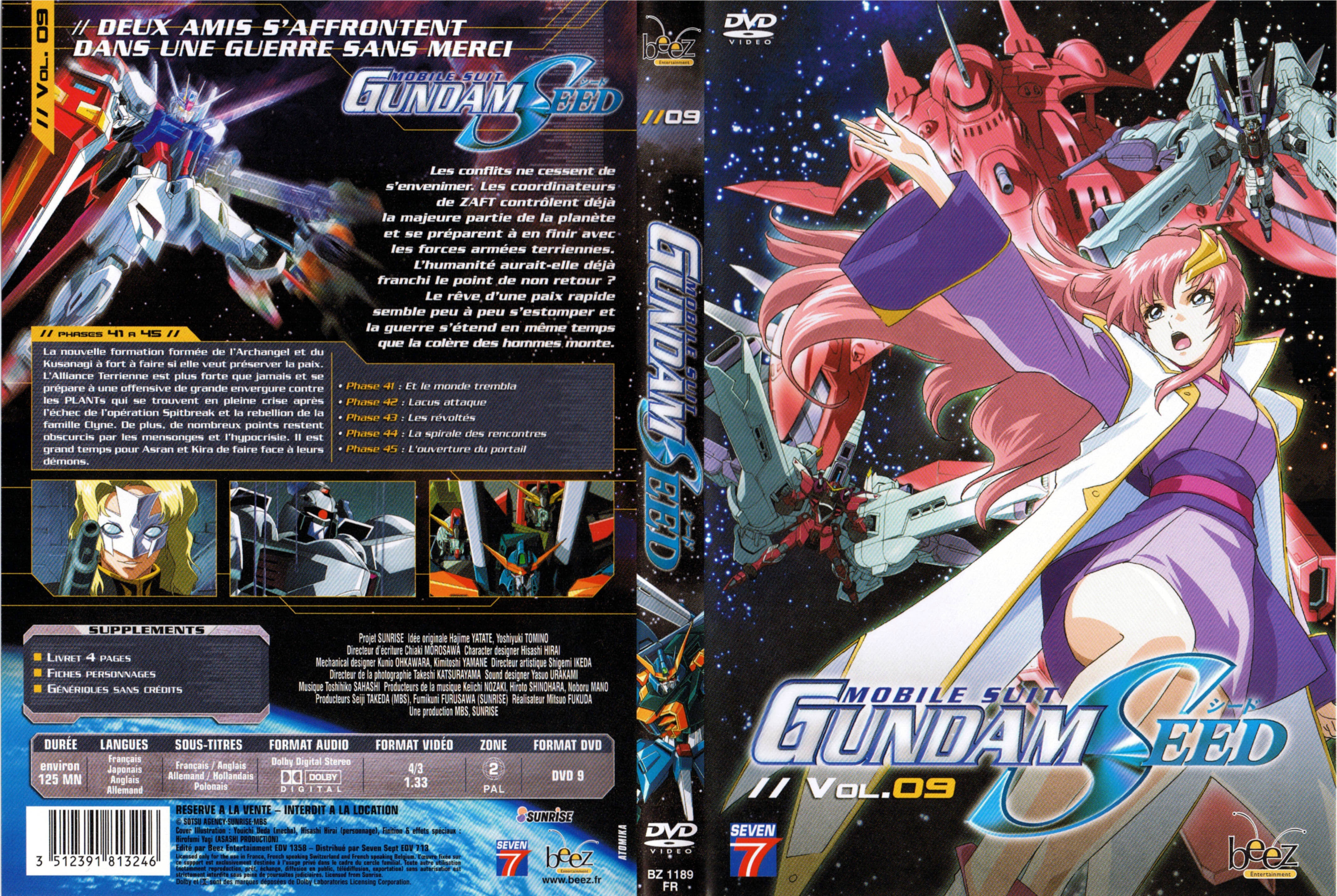 Jaquette DVD Gundam seed vol 09