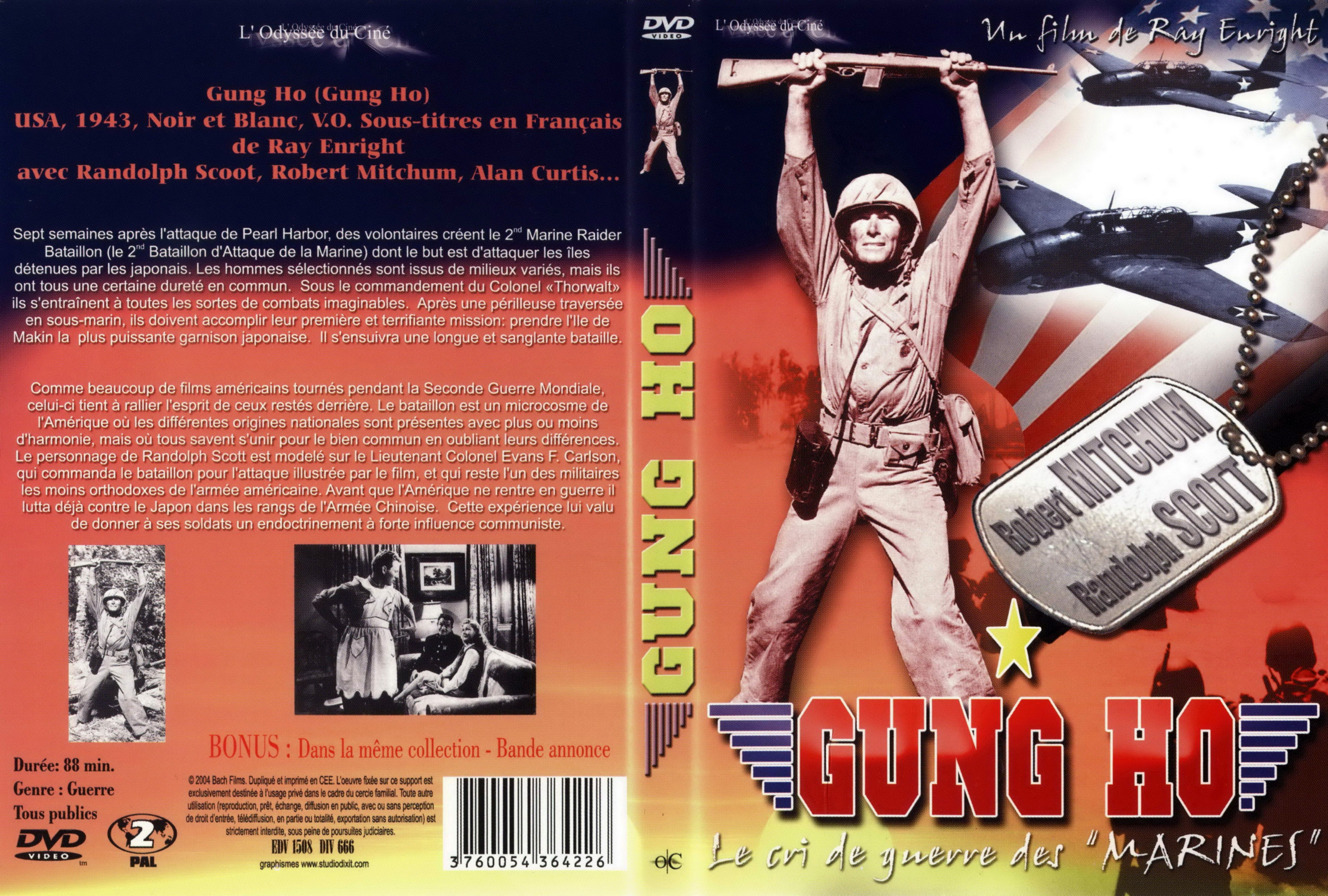 Jaquette DVD Gung ho (1943)