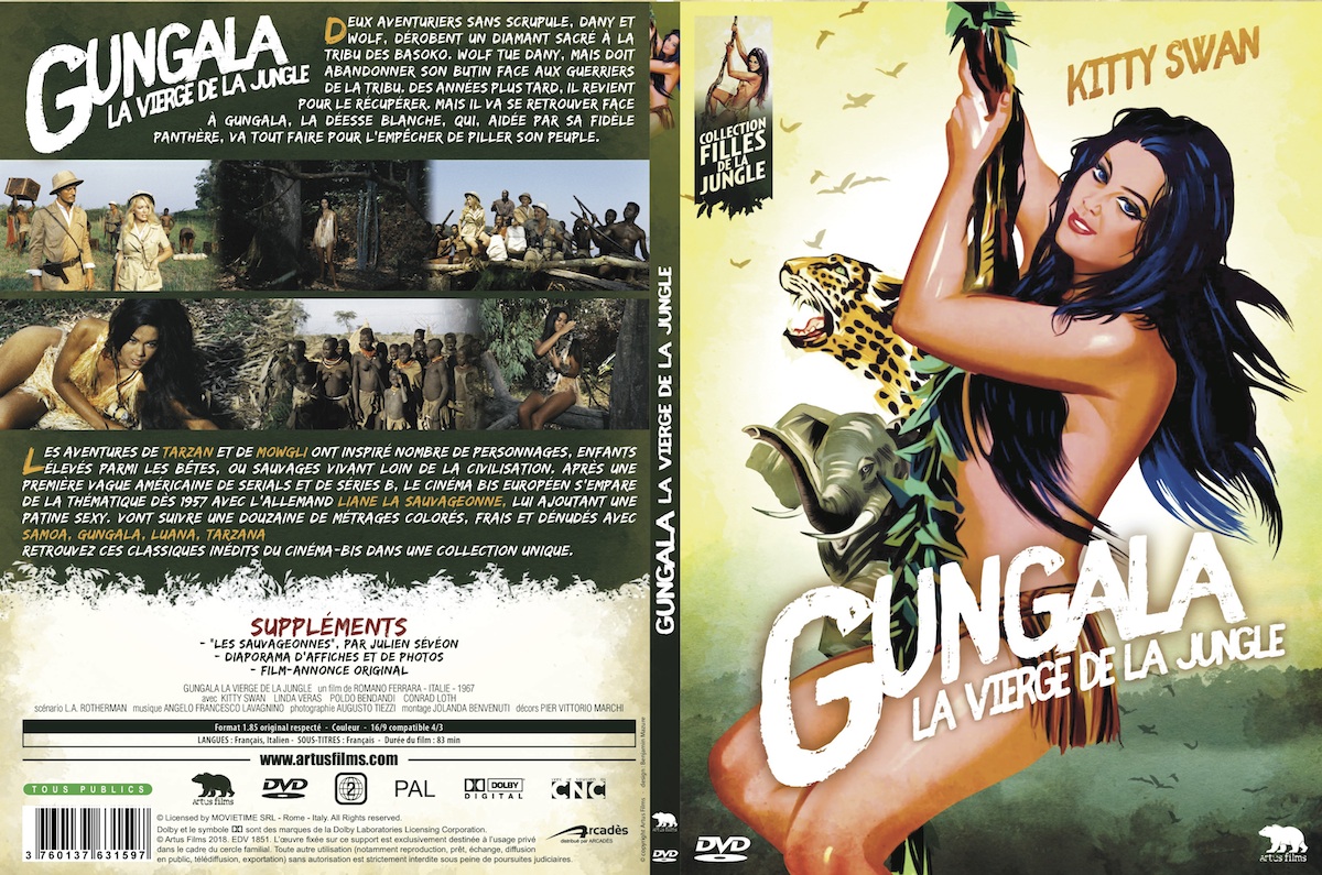 Jaquette DVD Gungala la vierge de la jungle