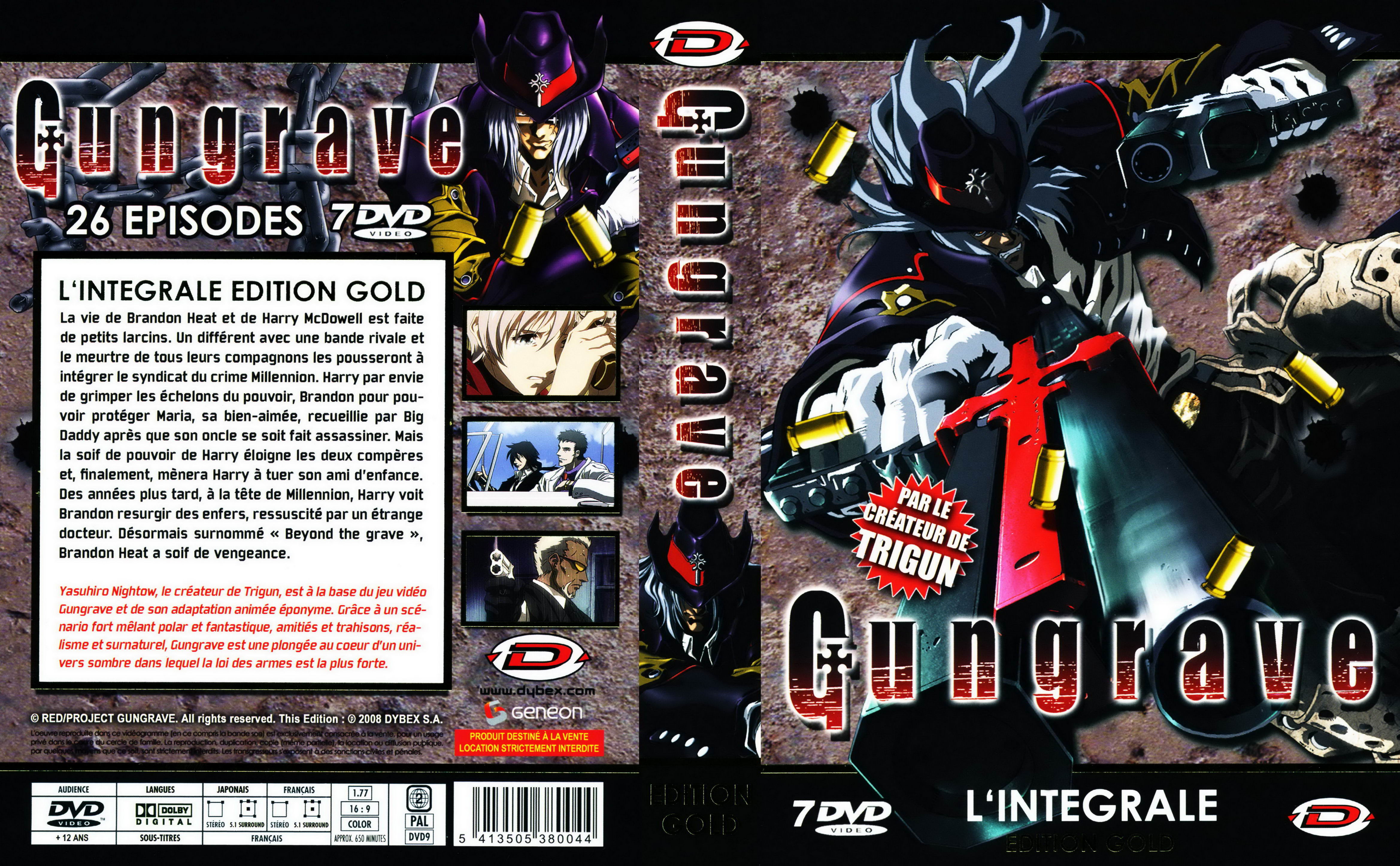 Jaquette DVD Gungrave COFFRET