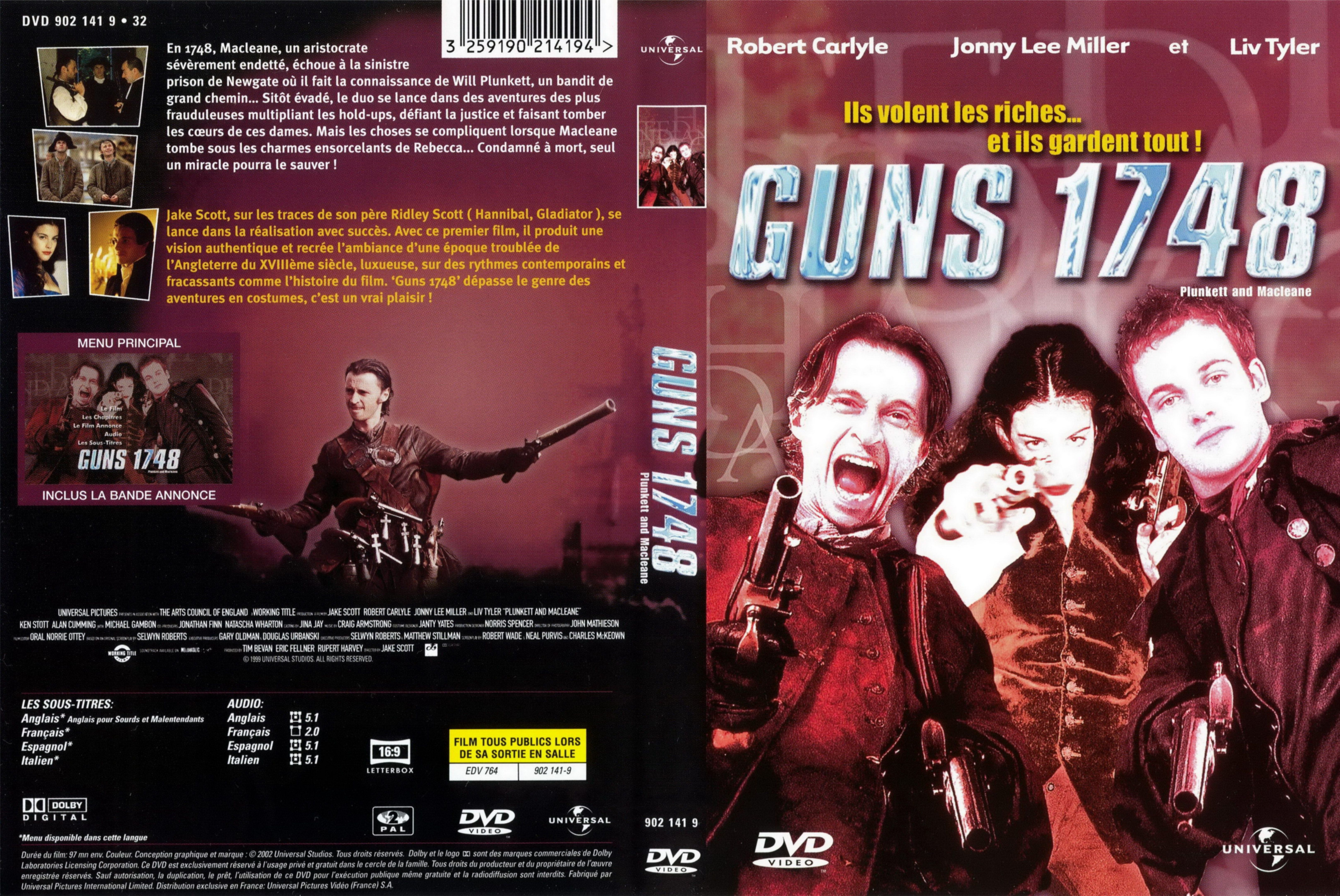 Jaquette DVD Guns 1748