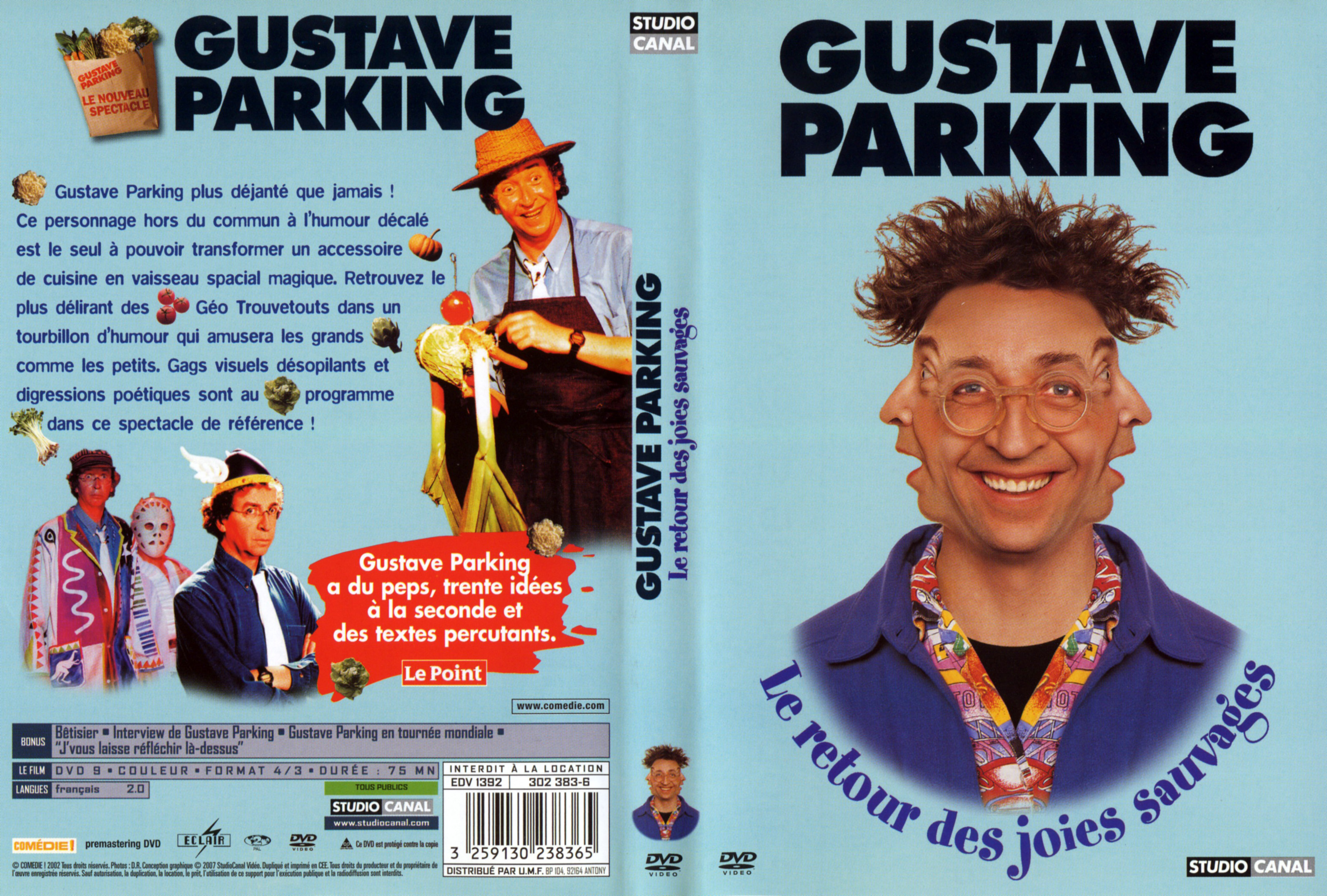 Jaquette DVD Gustave Parking - Le retour des joies sauvages