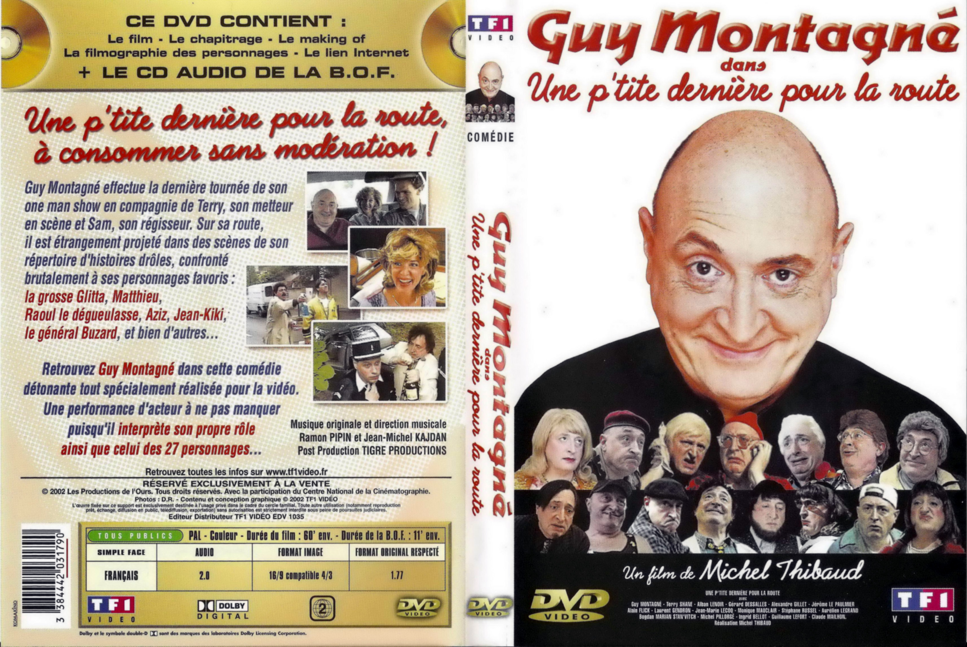 Jaquette DVD Guy Montagne Une petite deniere pour la route