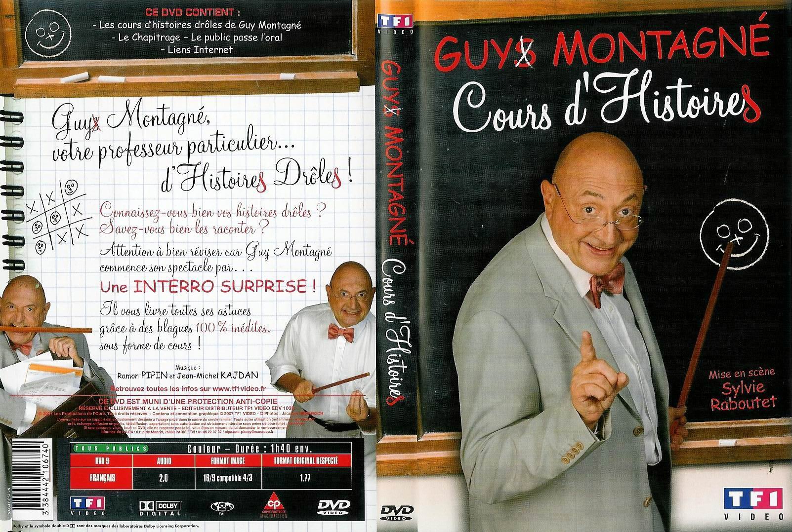 Jaquette DVD Guy Montagn - Cours d
