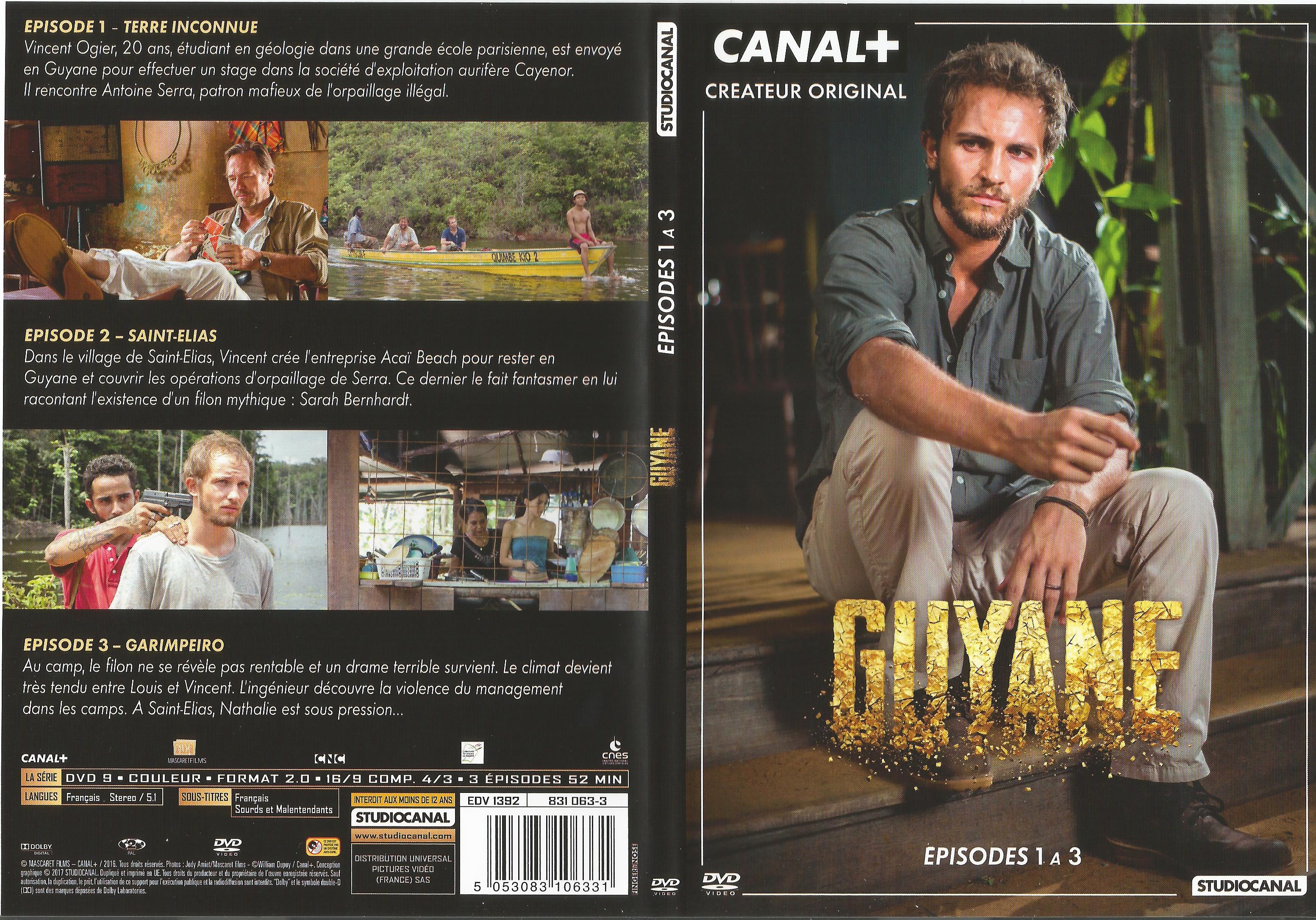 Jaquette DVD Guyane Ep 1-3