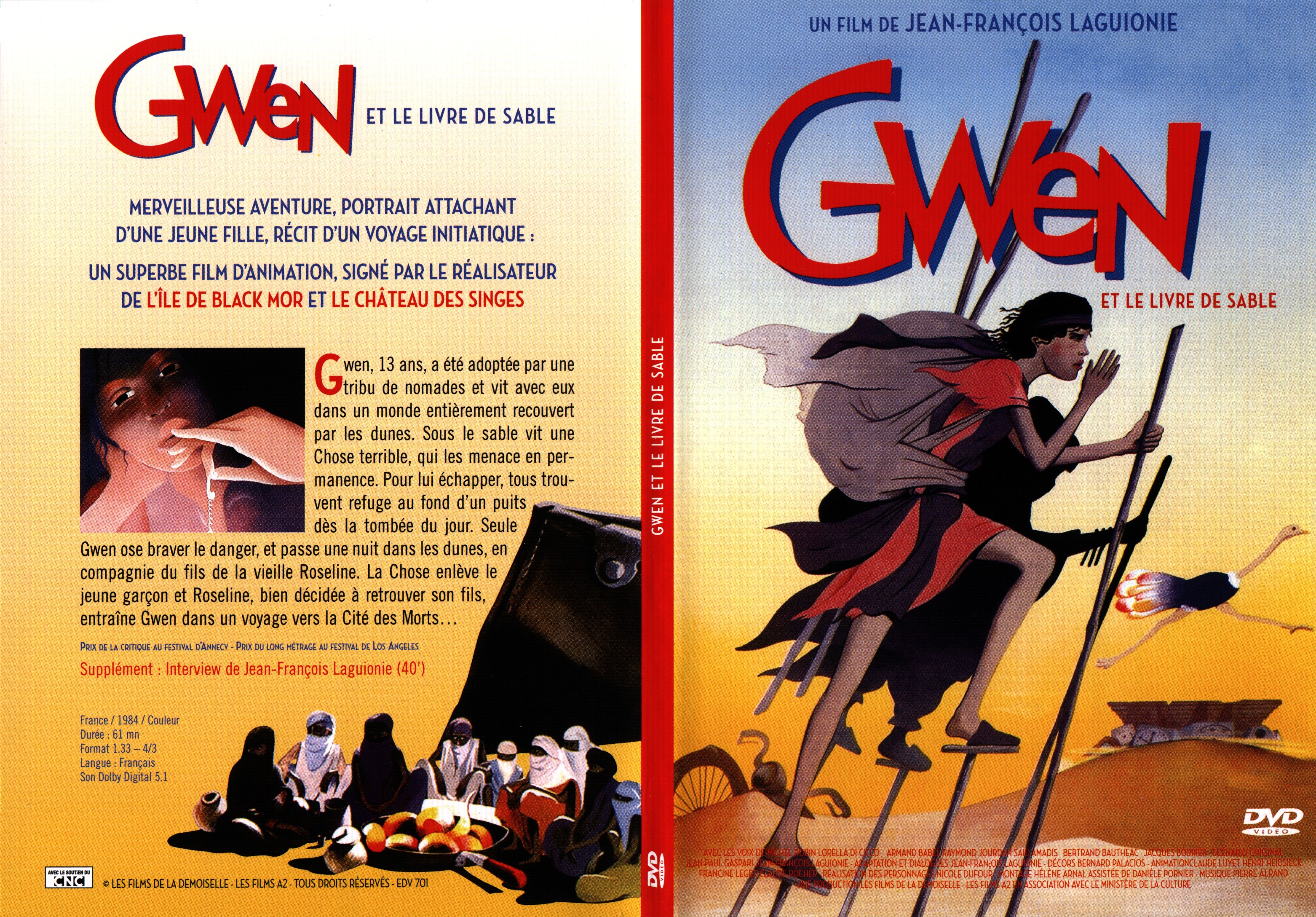 Jaquette DVD Gwen et le livre de sable - SLIM