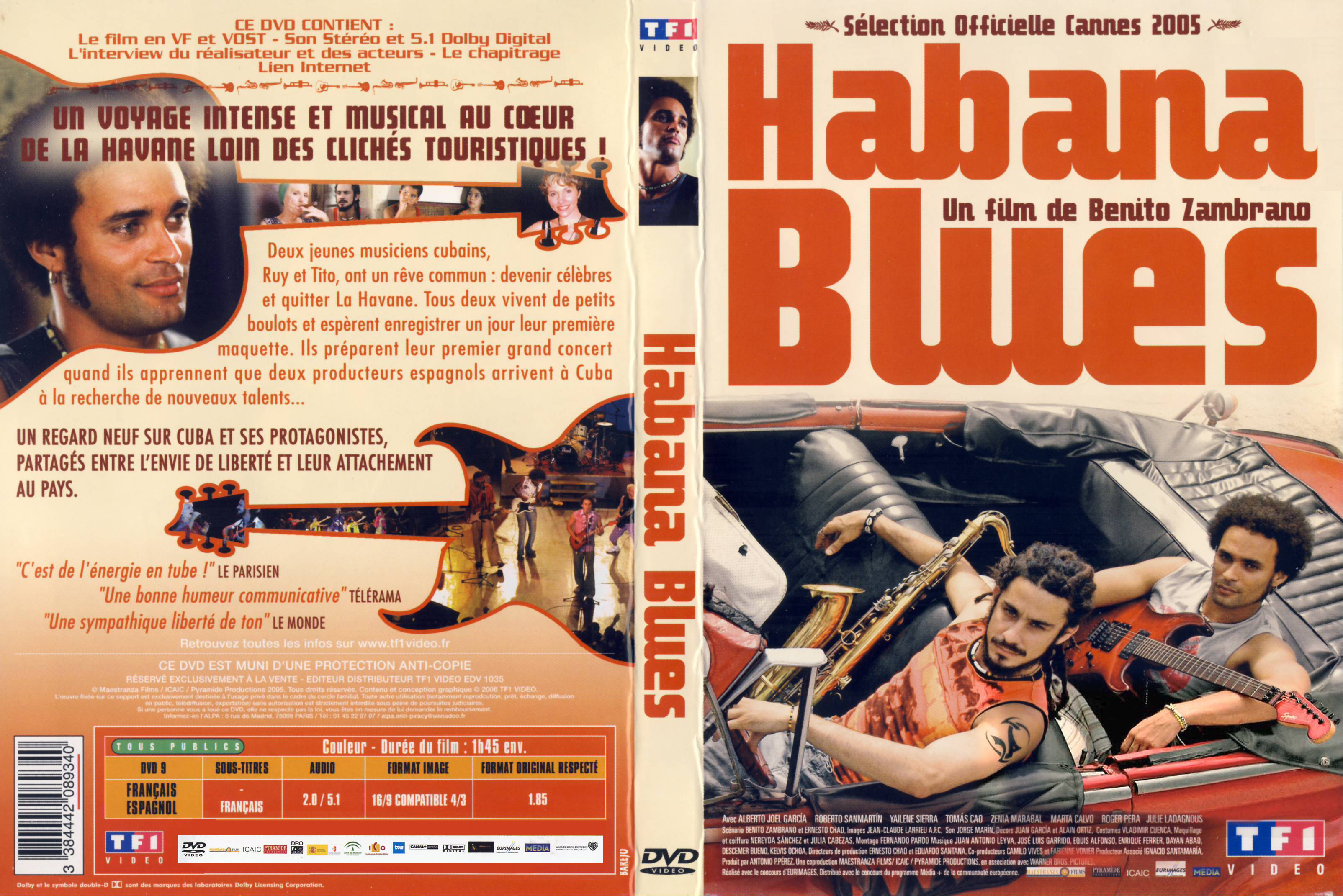 Jaquette DVD Habana Blues