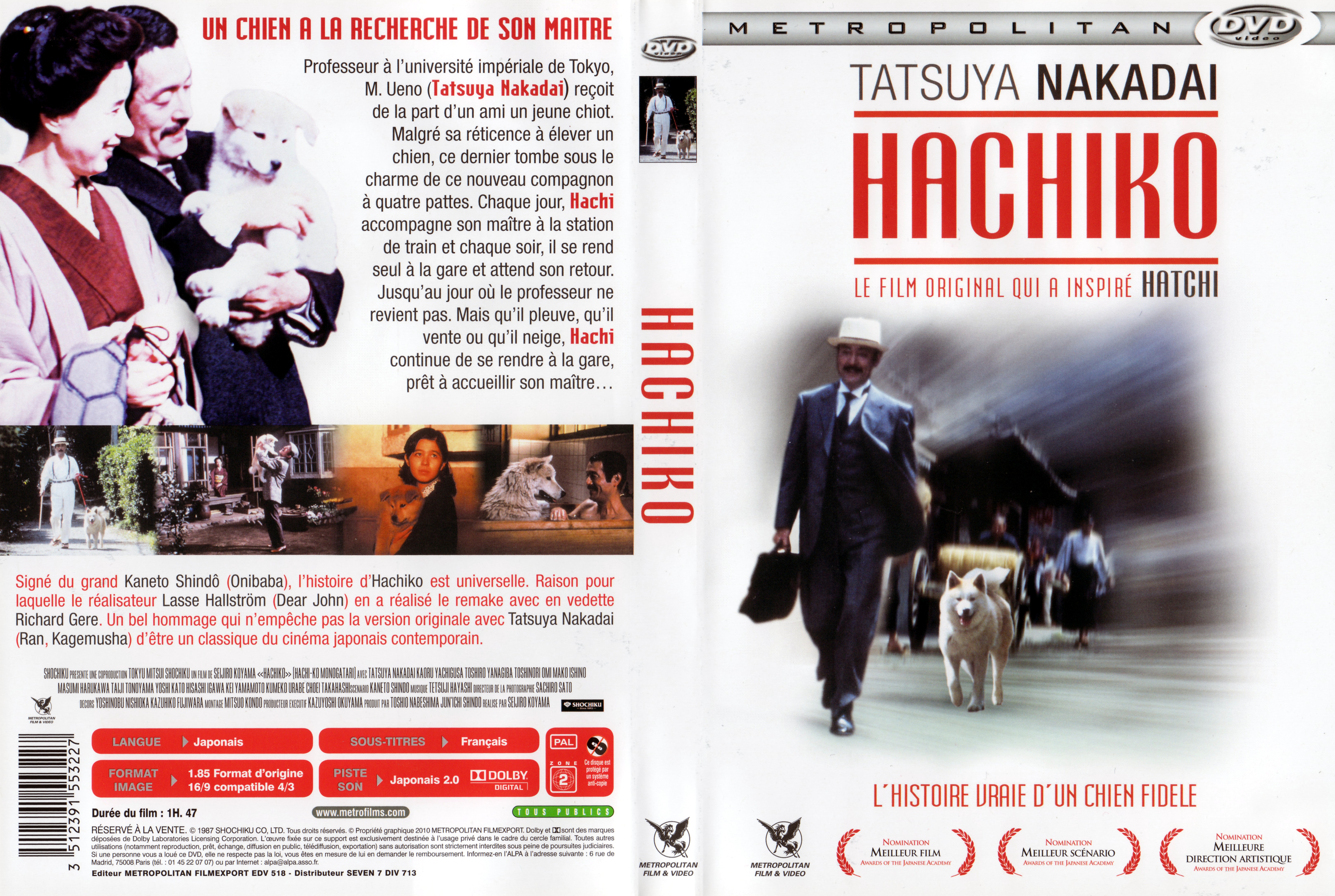 Jaquette DVD Hachiko