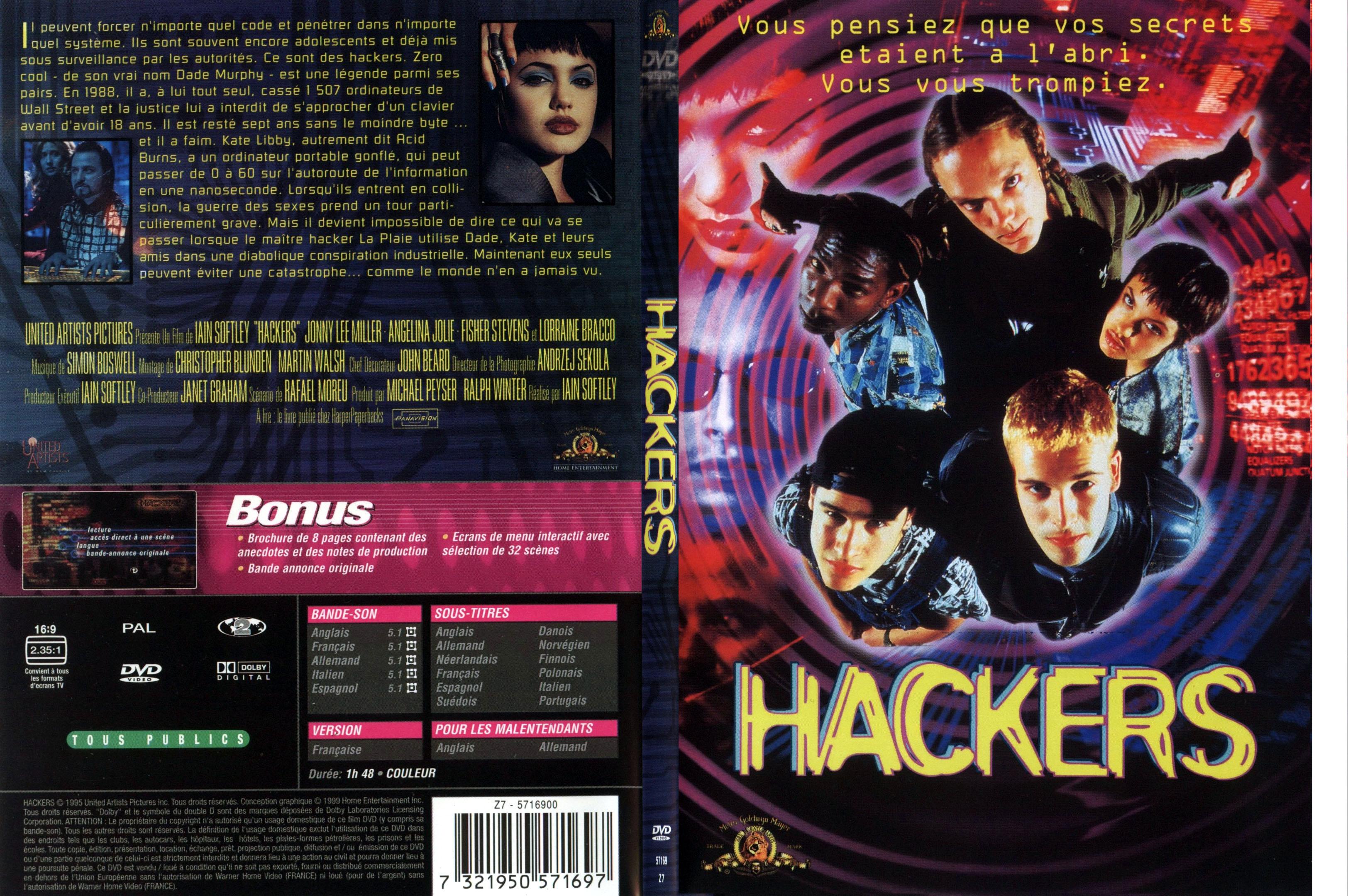 Jaquette DVD Hackers - SLIM