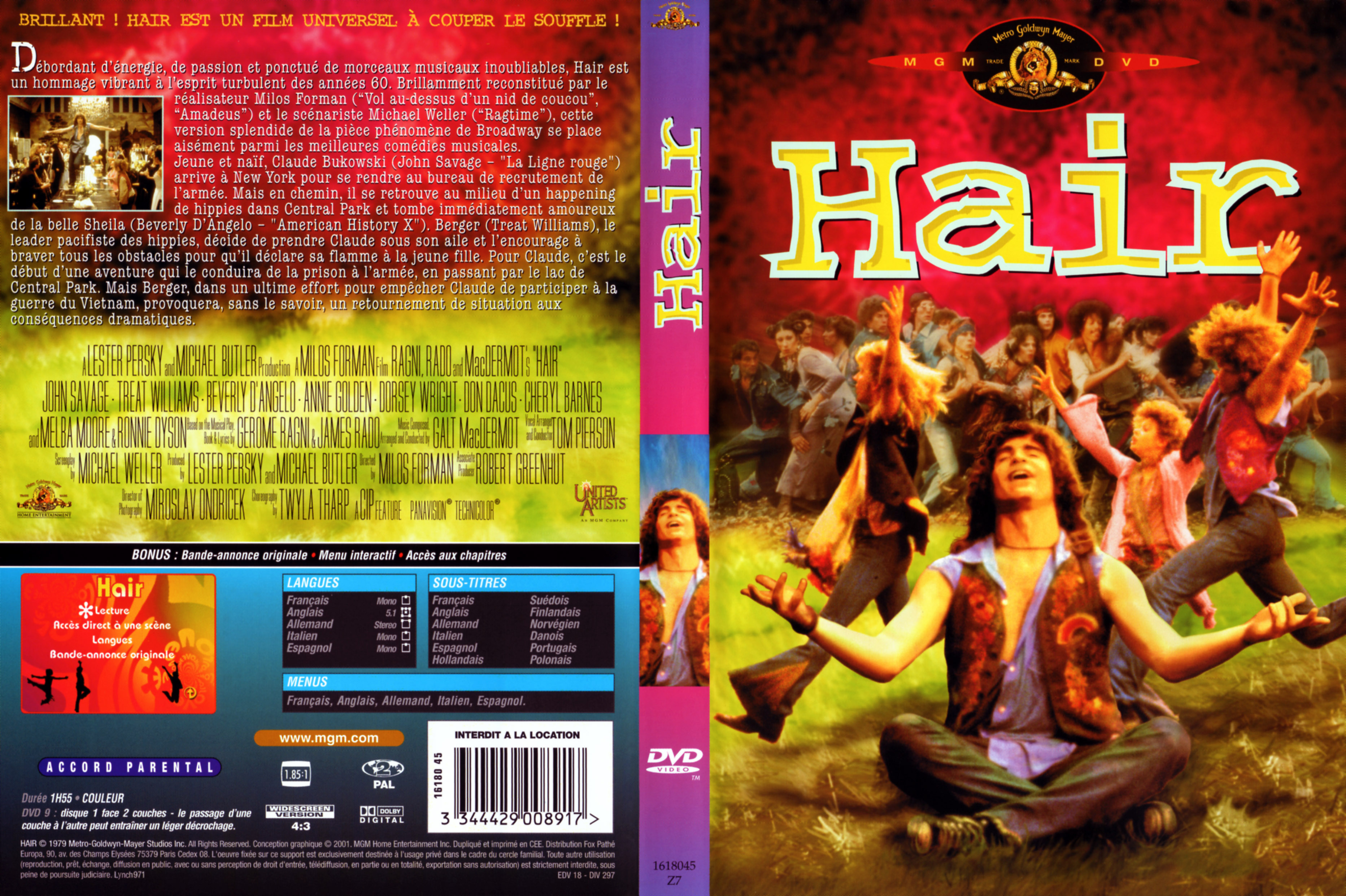 Jaquette DVD Hair