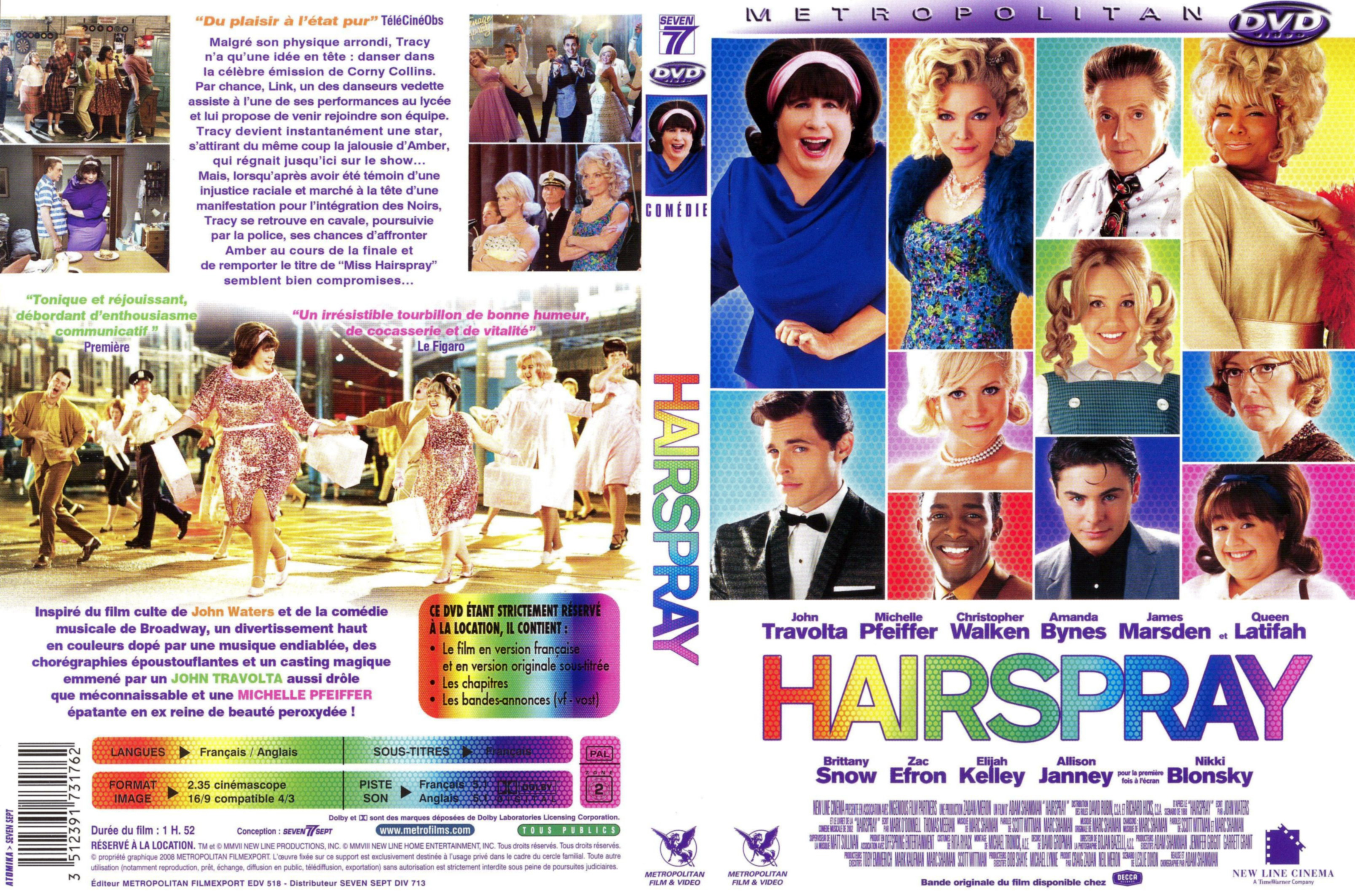 Jaquette DVD Hairspray