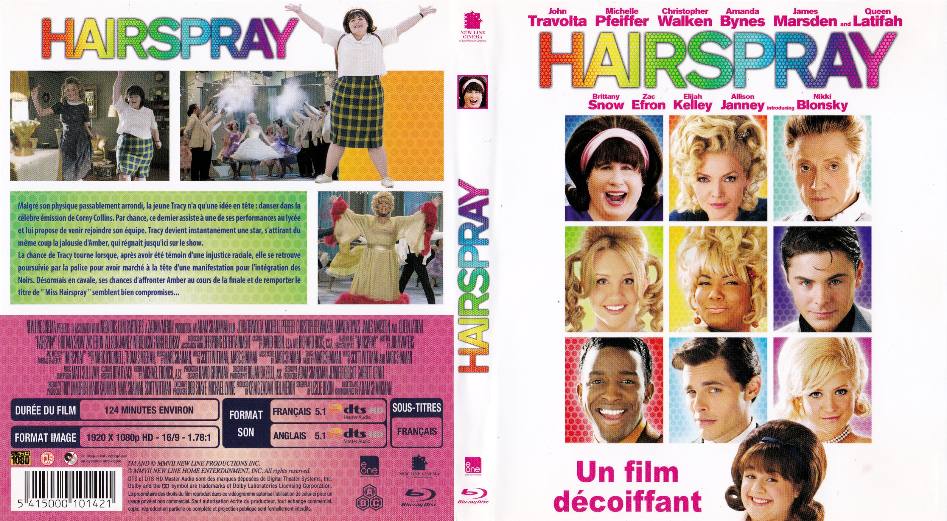 Jaquette DVD Hairspray (BLU-RAY)